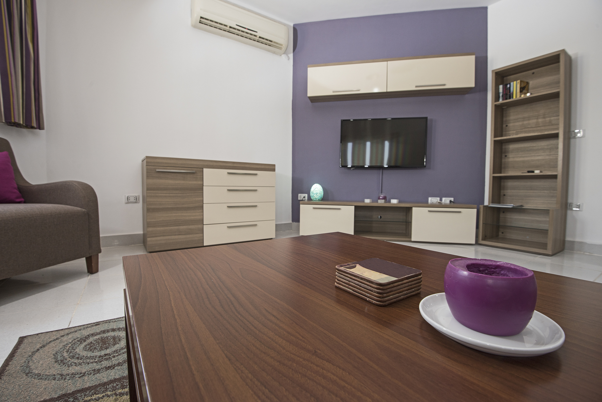 interior design of luxury apartment living room