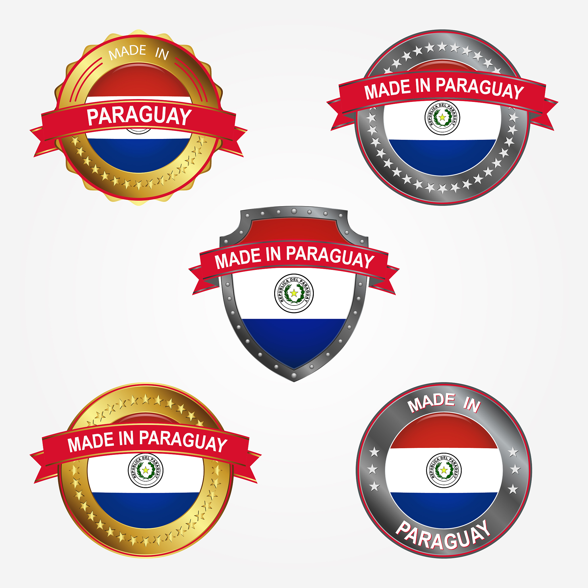 design label of made in paraguay