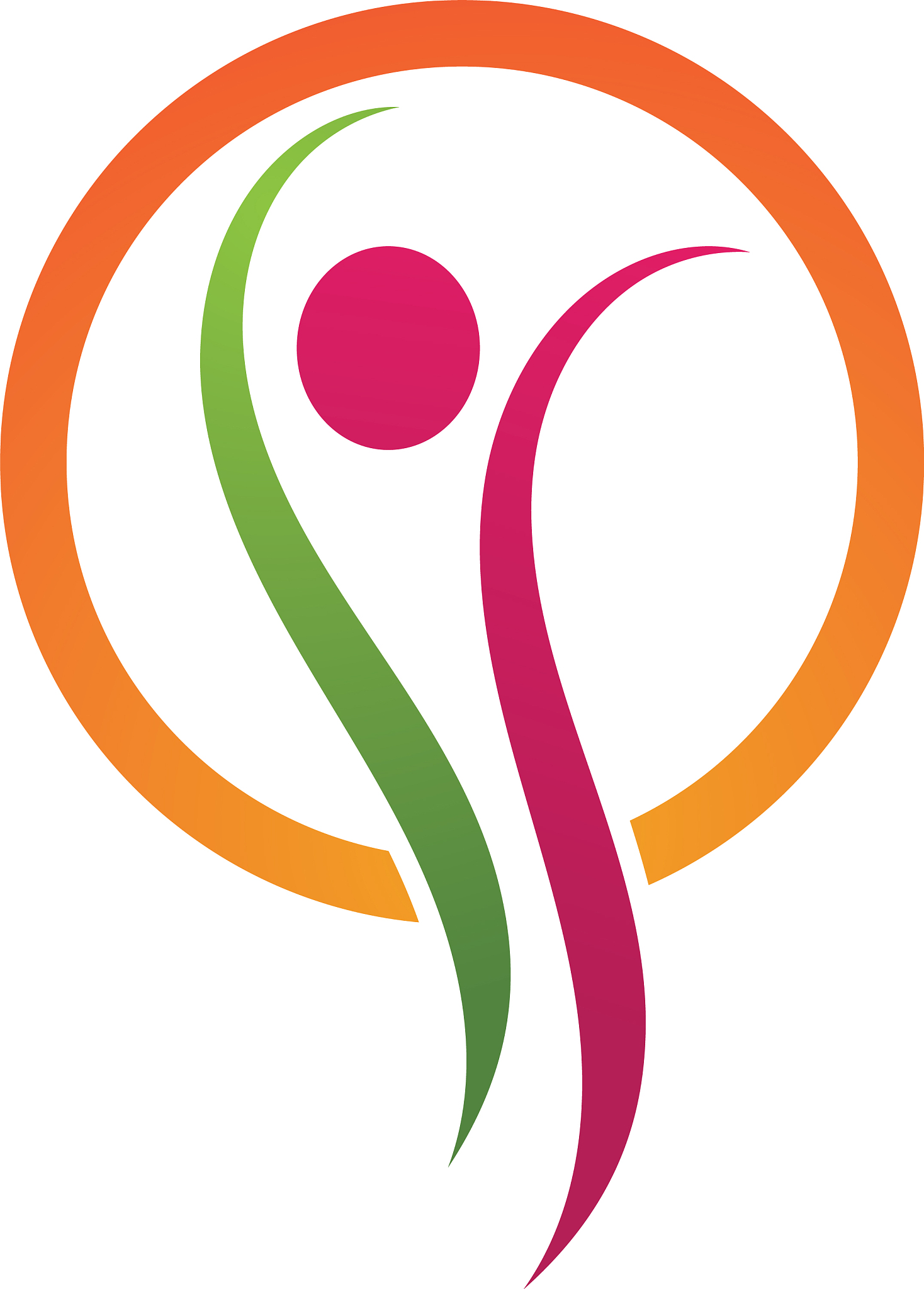 success people jump health life logo and symbol