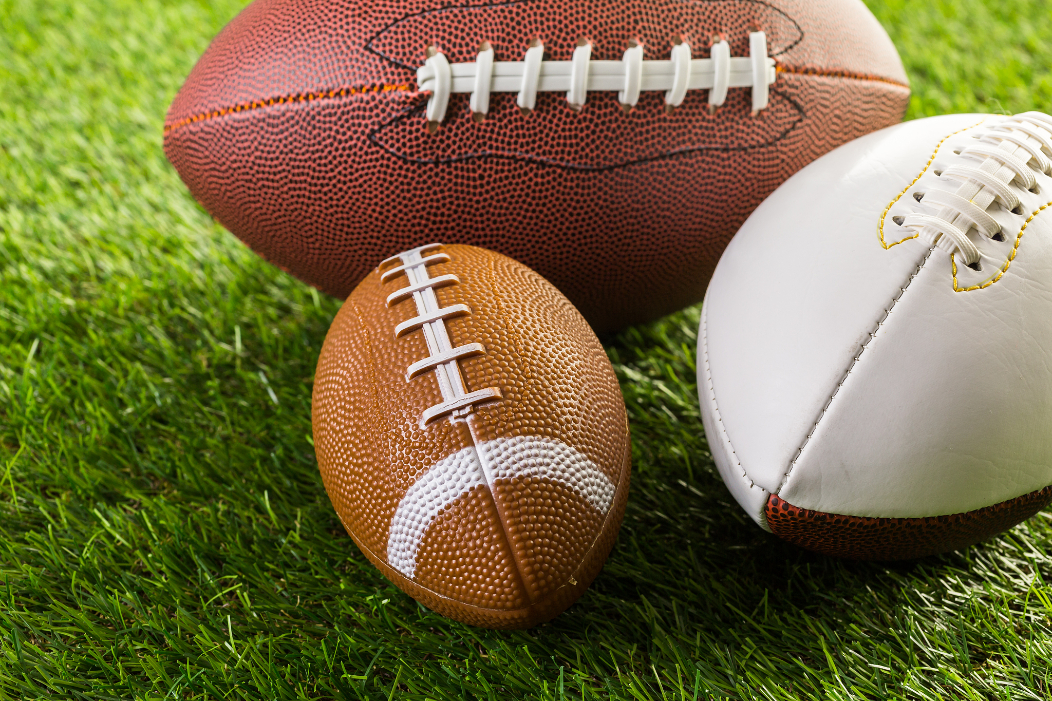 american football close up