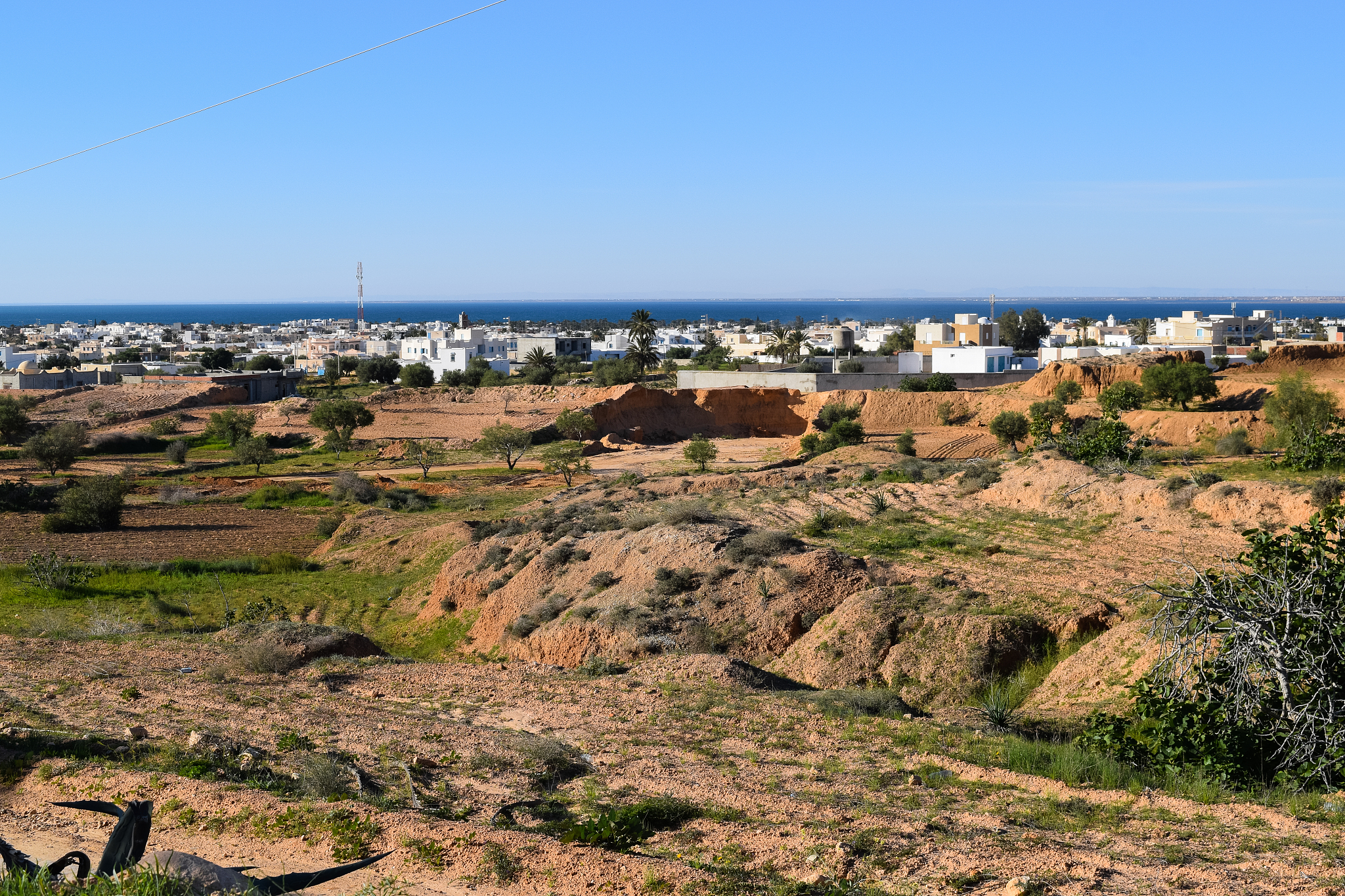landscape of tunisia. northern africa