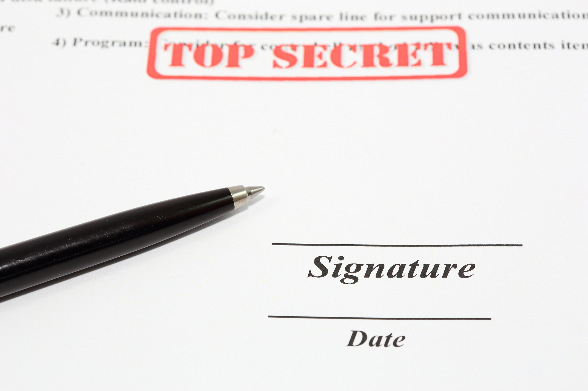 sign document