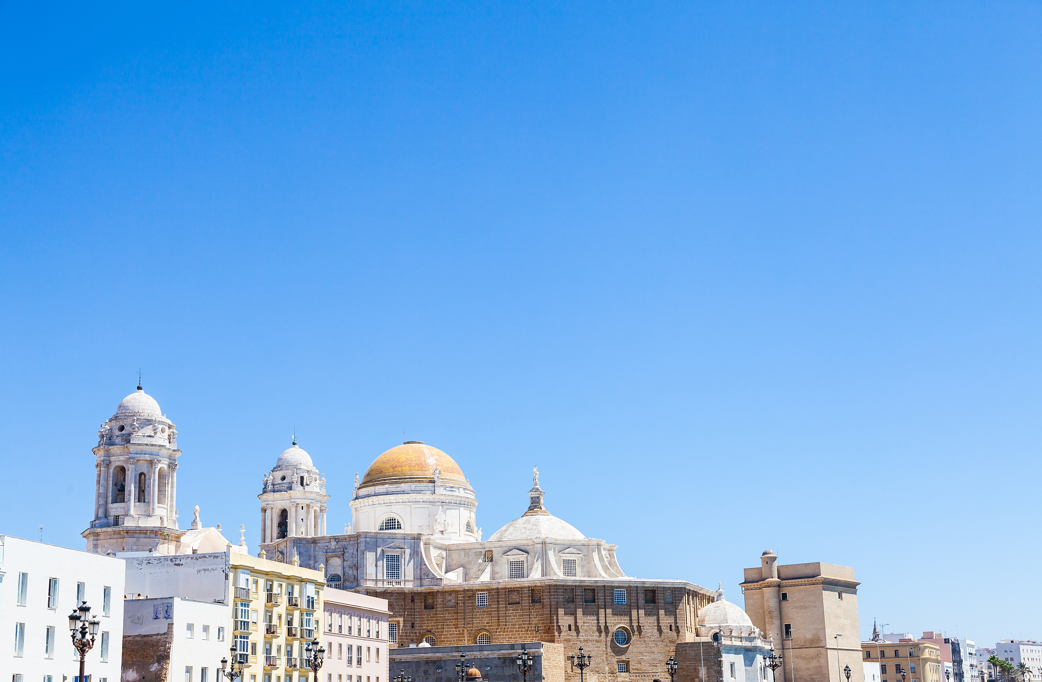 sunny day in cadiz - spain