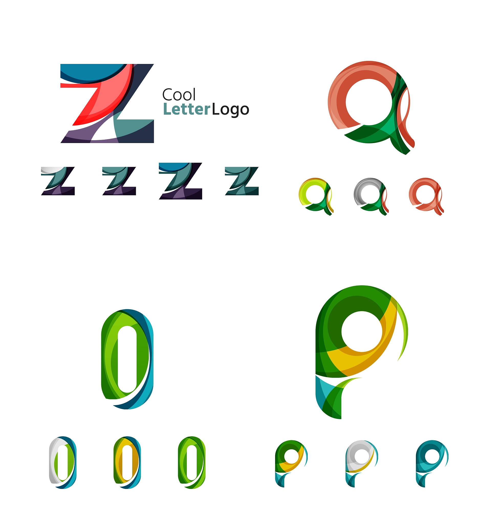 letter business emblem collection