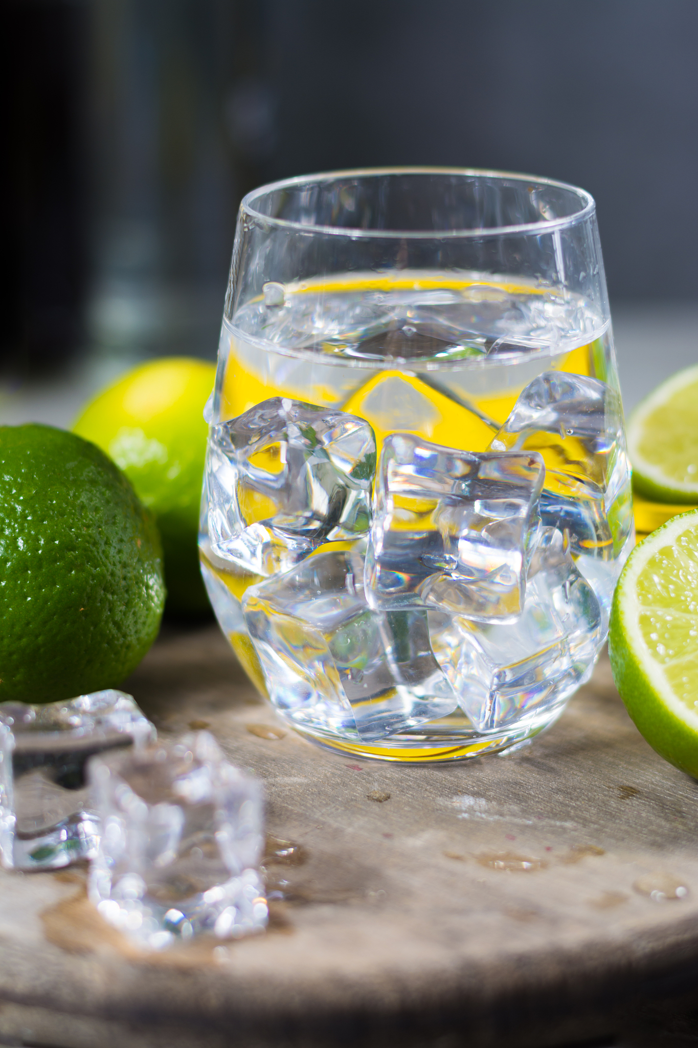 lime manual press for preparation of cocktails, limes and glass 