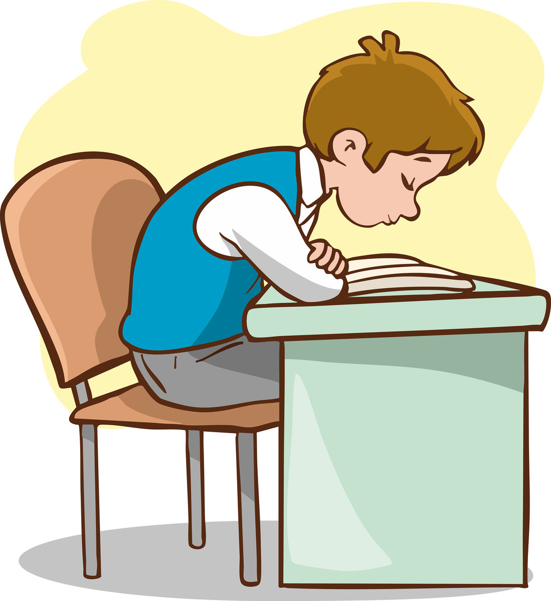 一学习就困怎么办