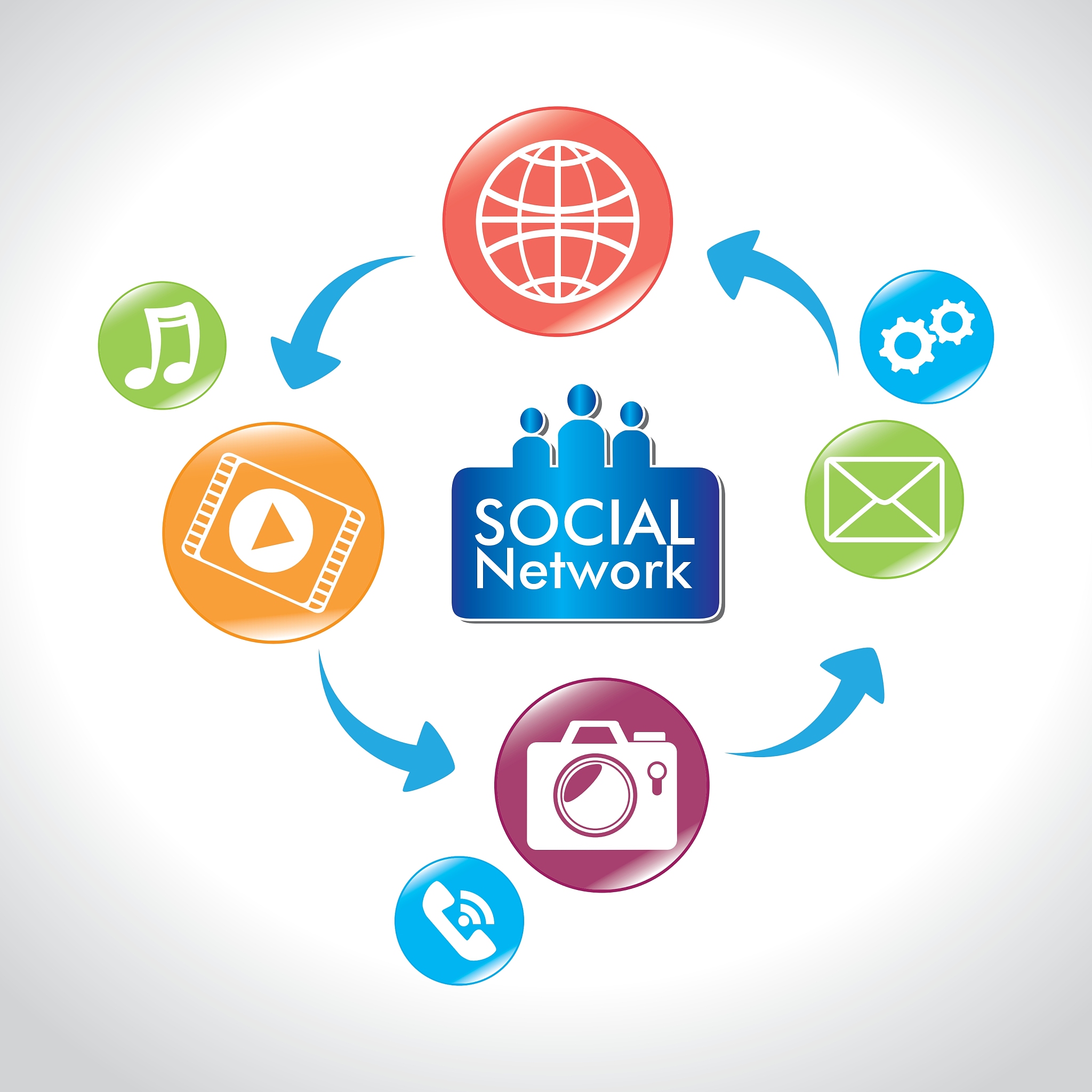 social media communication icon