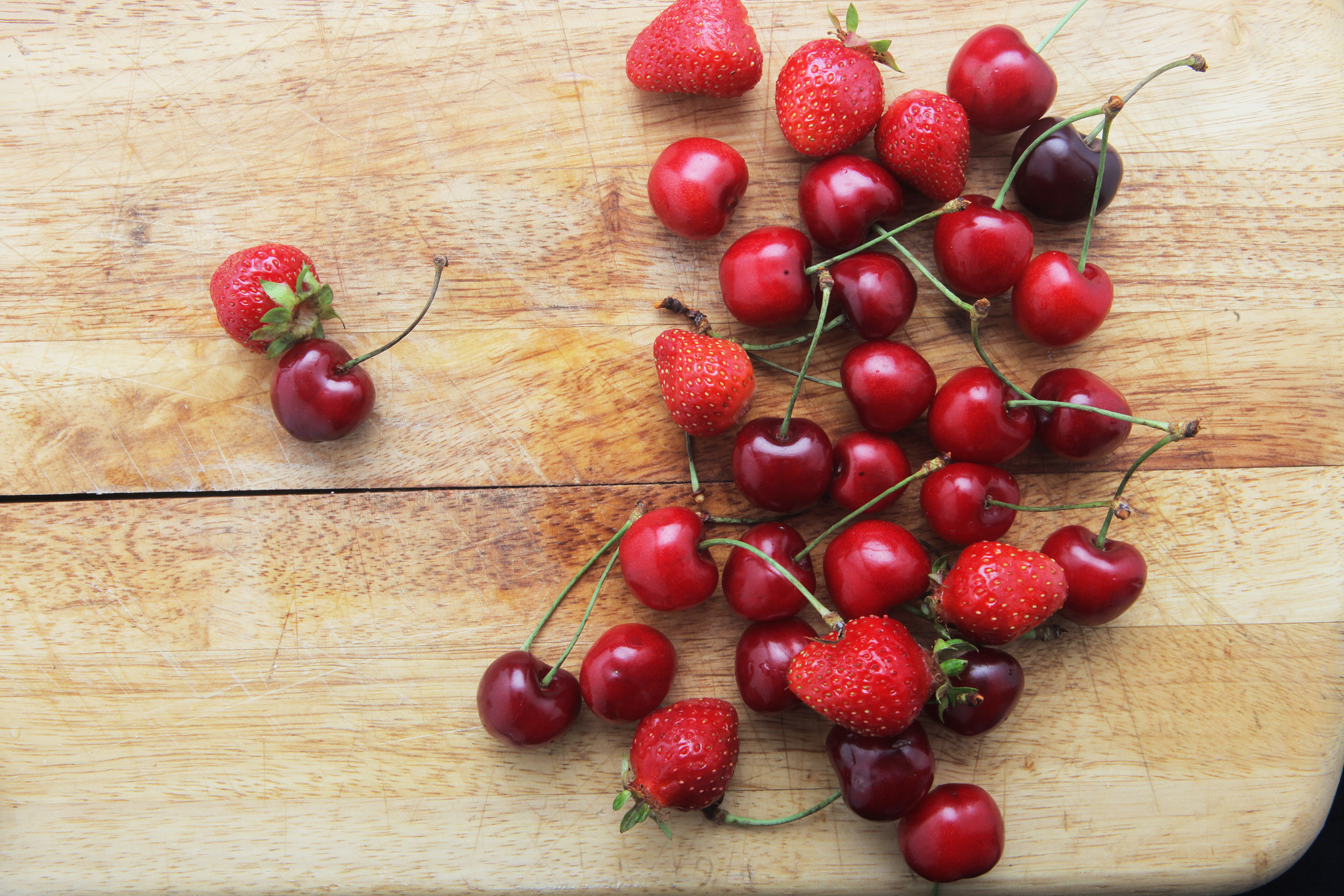 ripe cherries
