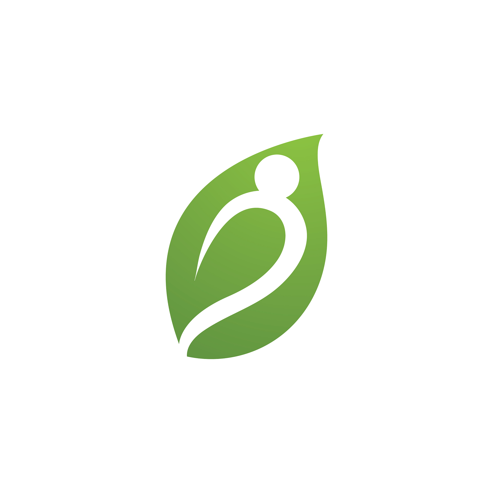 water and leaf logo template