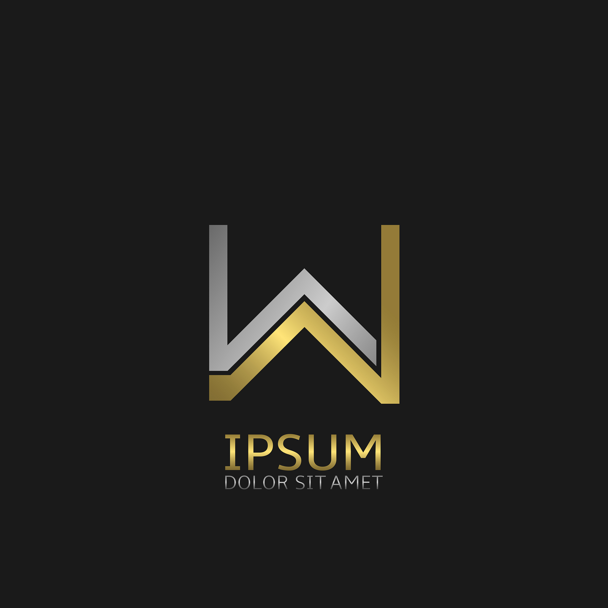 w letter logo