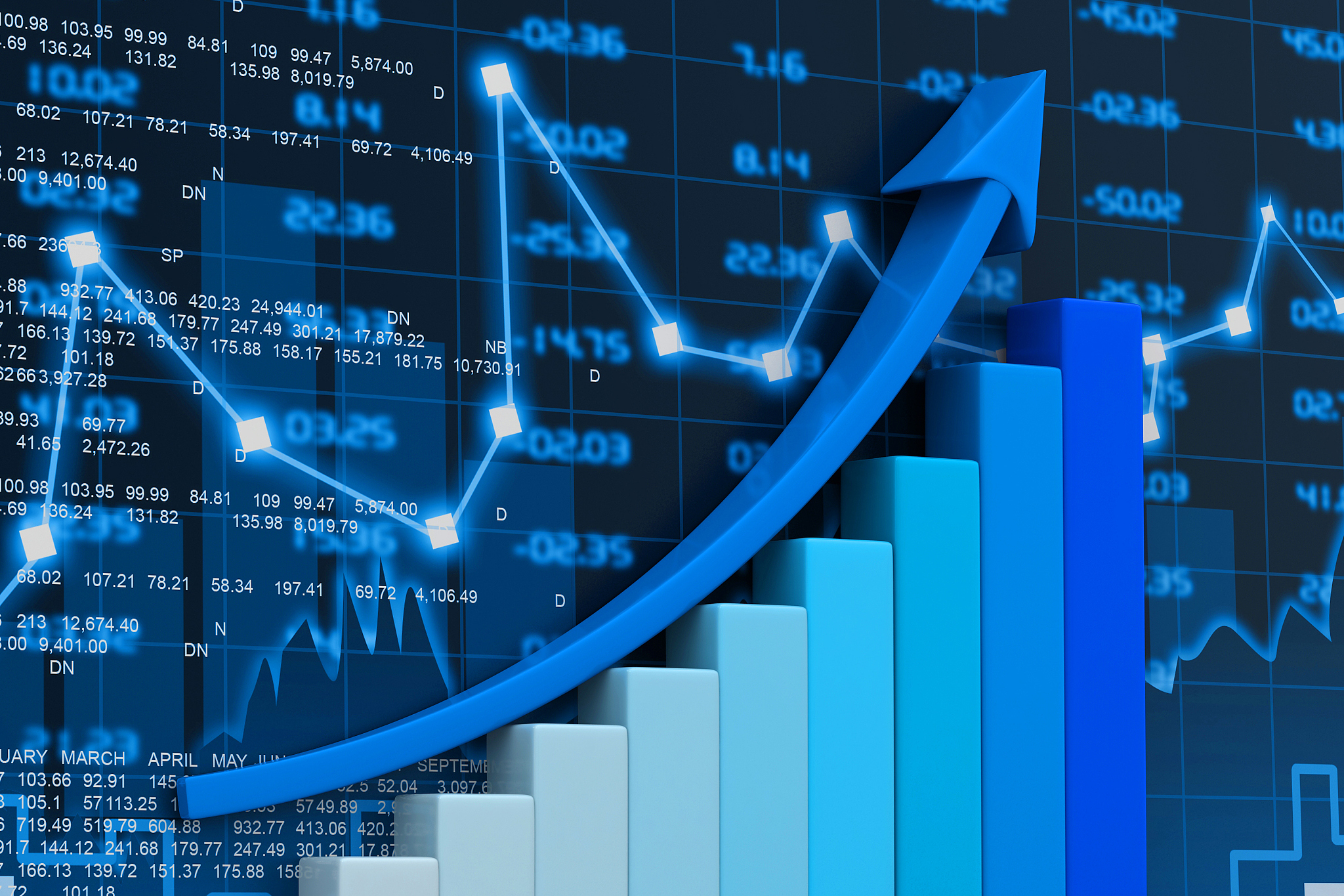 stock market chart