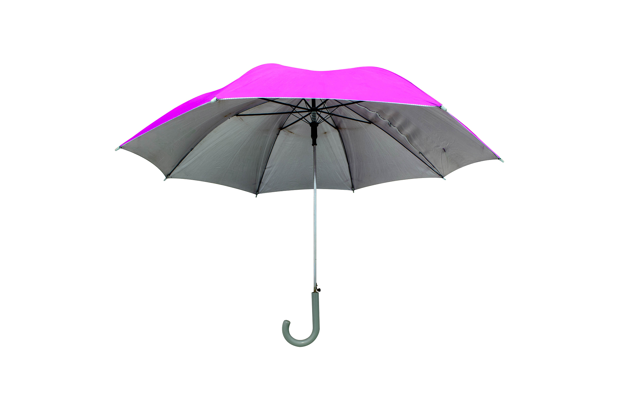 pink umbrella on a white background