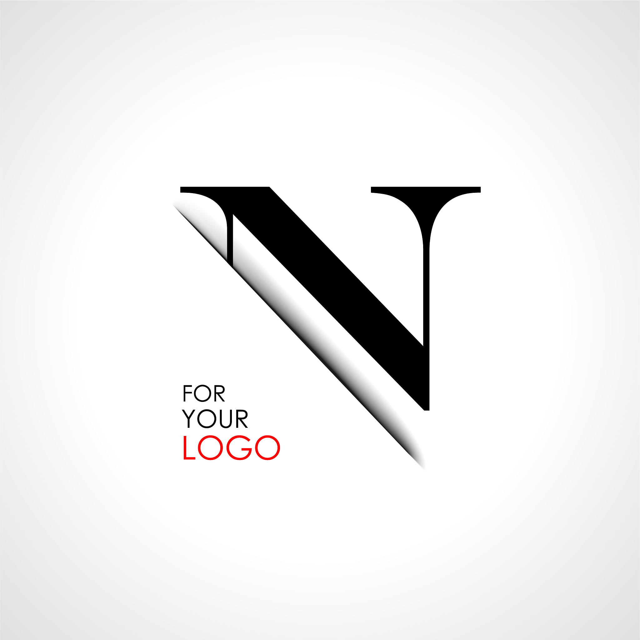 capital n letter is inserted in the paper slot to