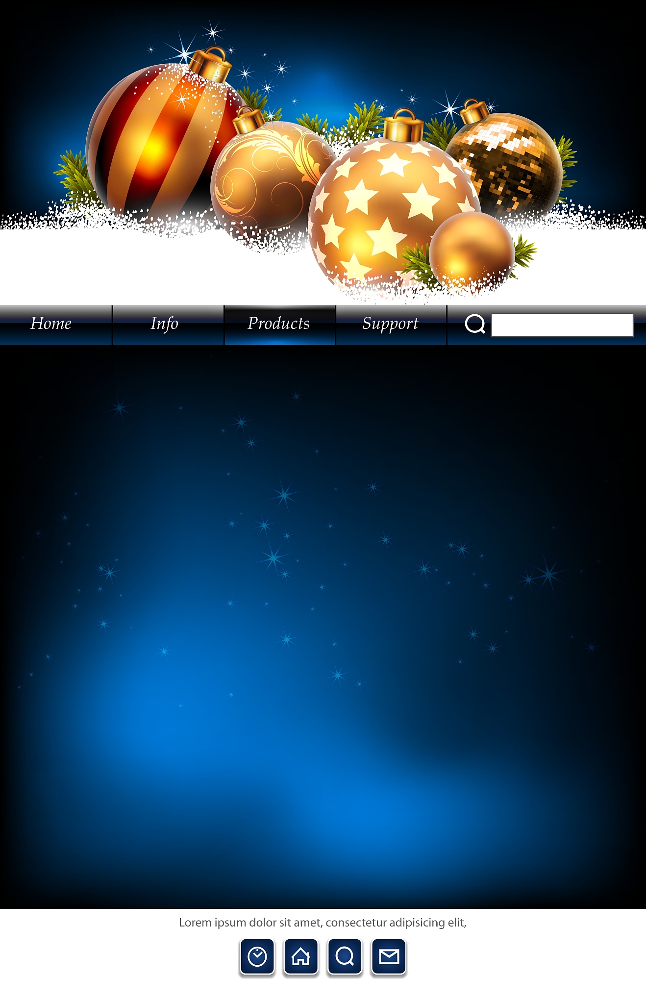 web site template