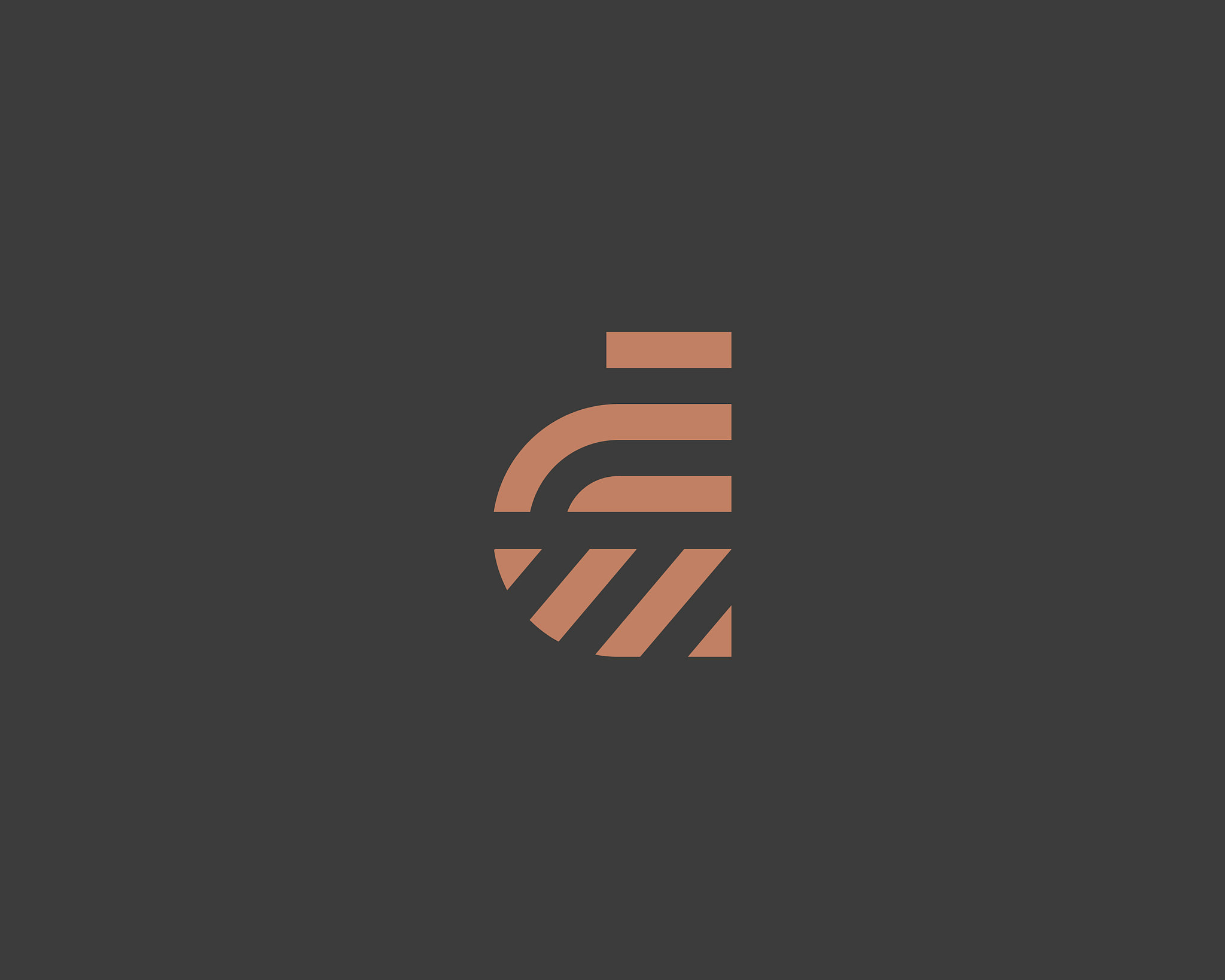 letter d line logo design creative