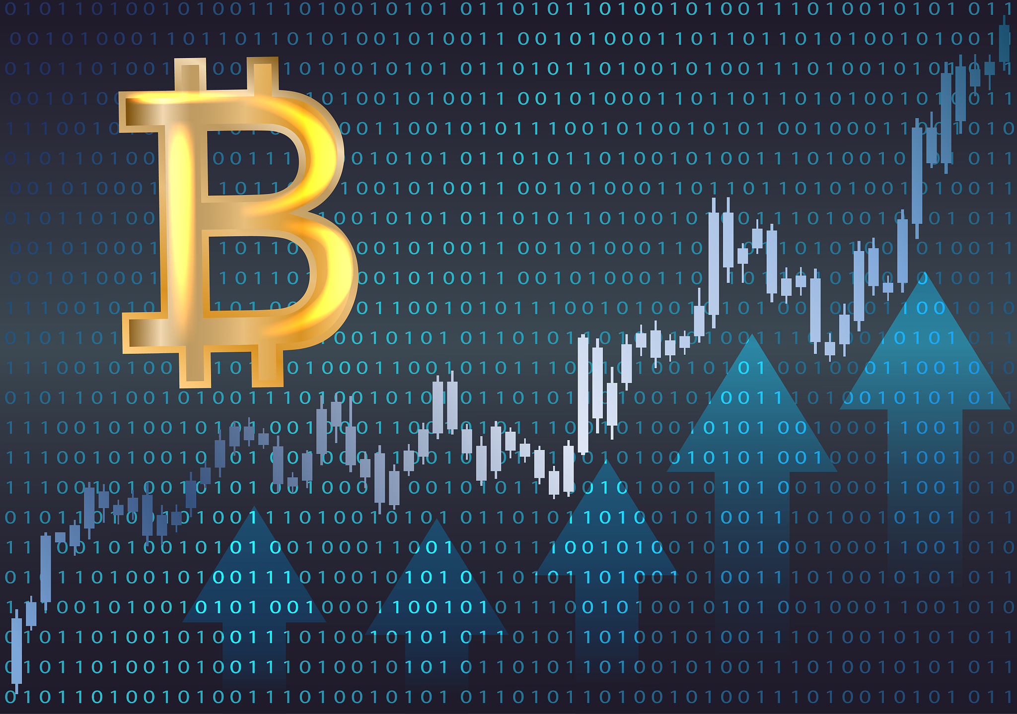 bitcoin symbol and graph