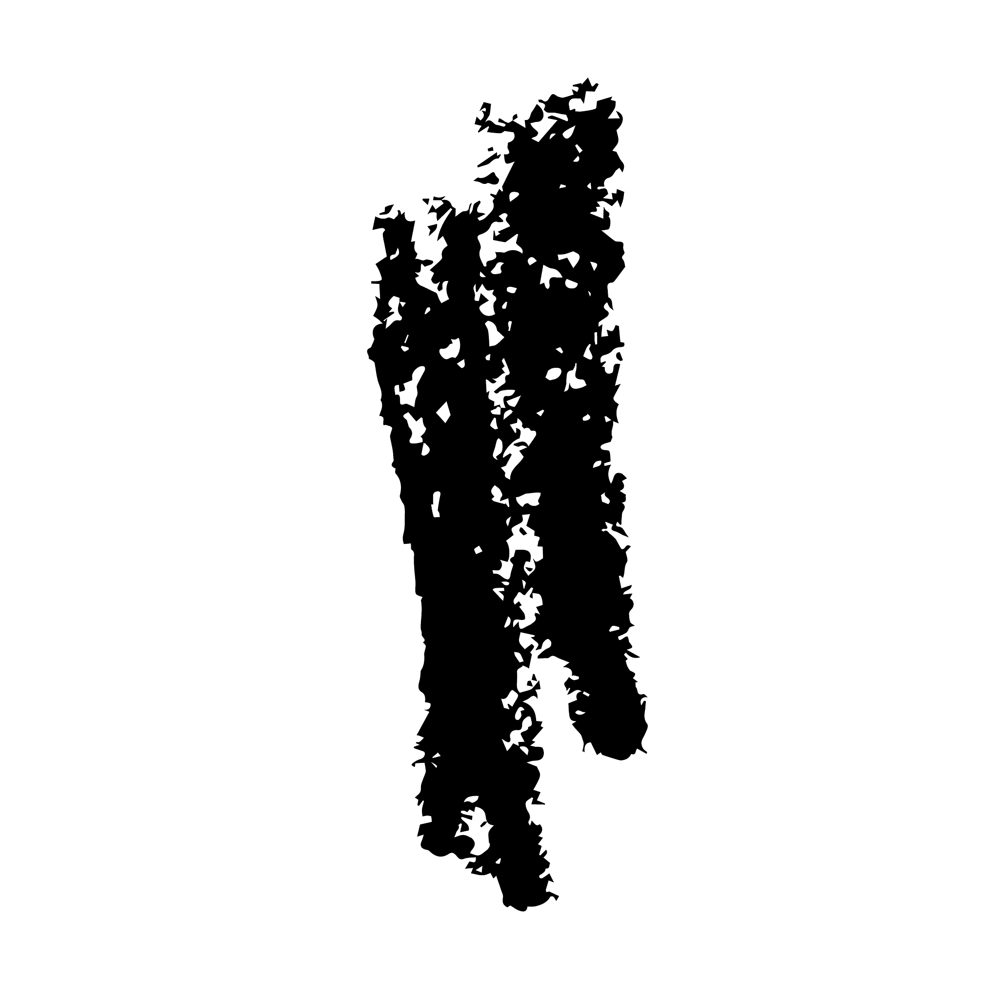 grunge brush stroke set