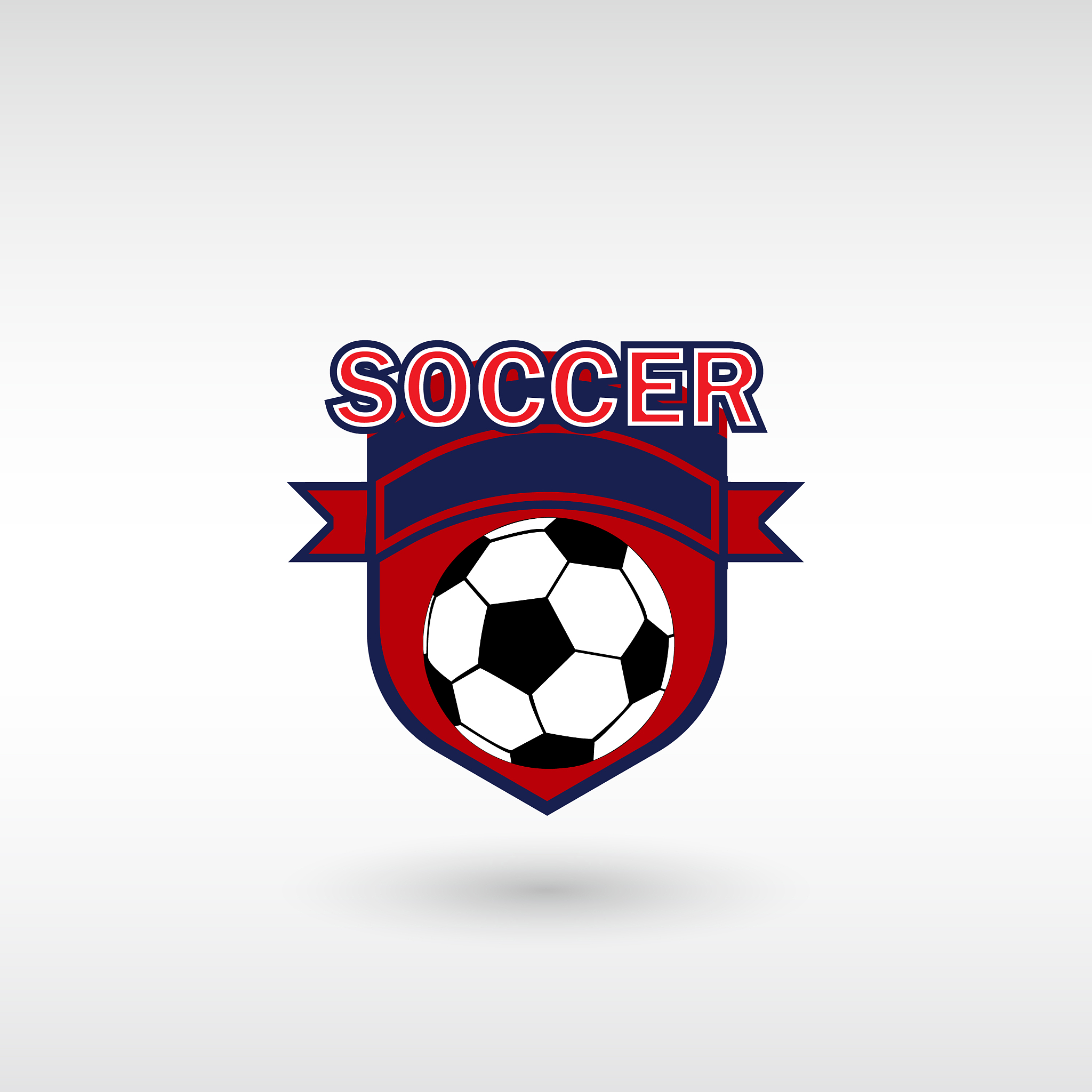 soccer football logo emblem designs templates on