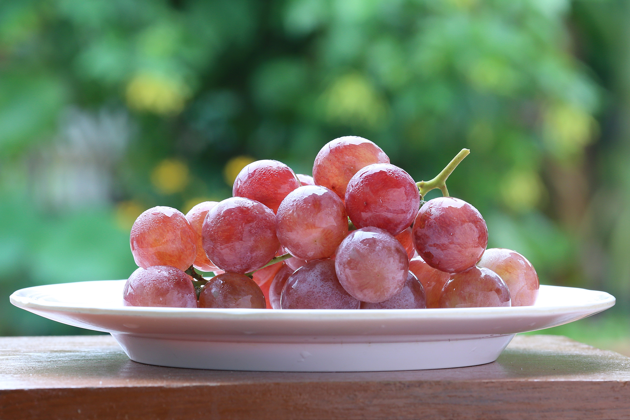 red grapes