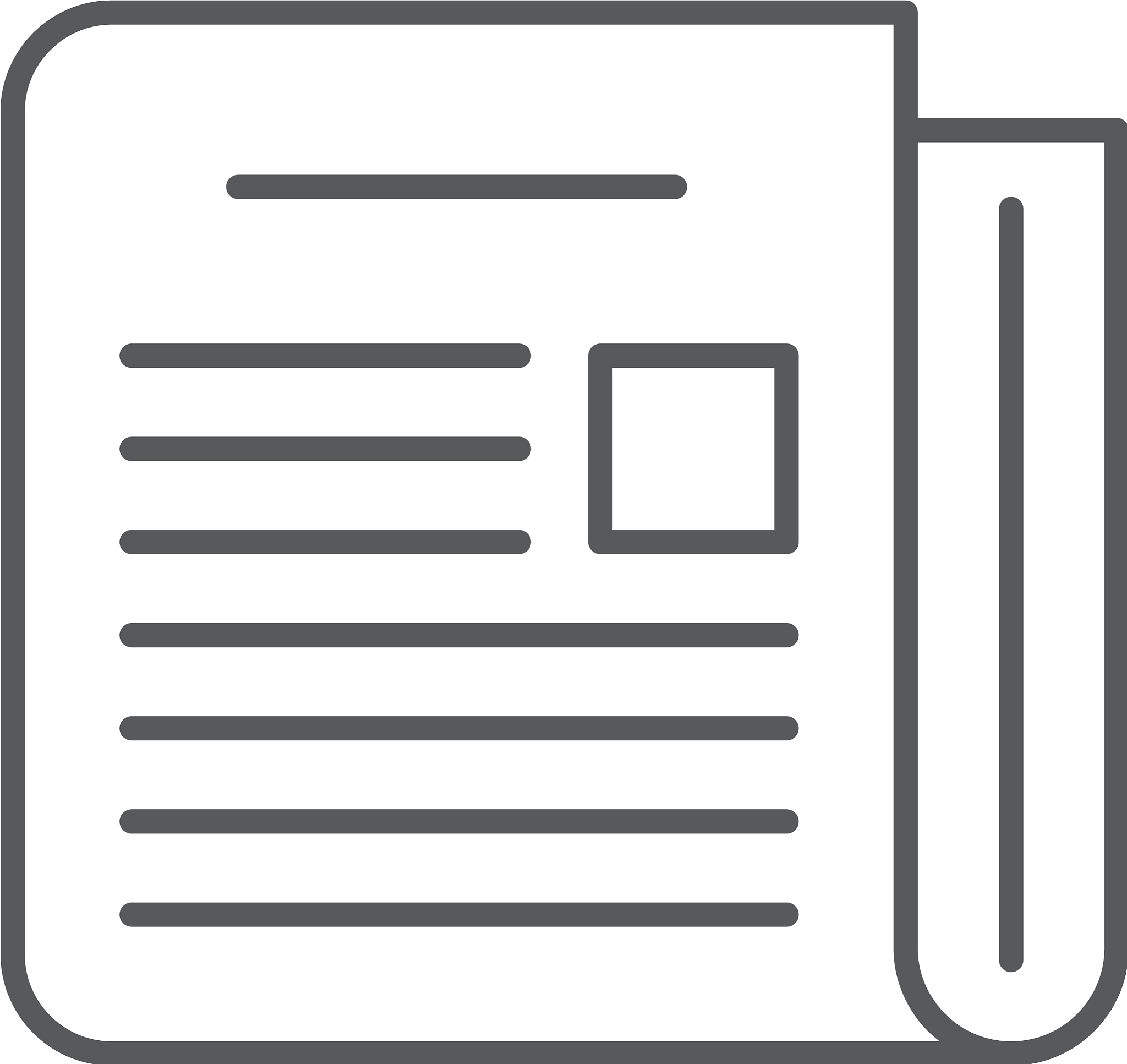 open magazine icon isolated on white background