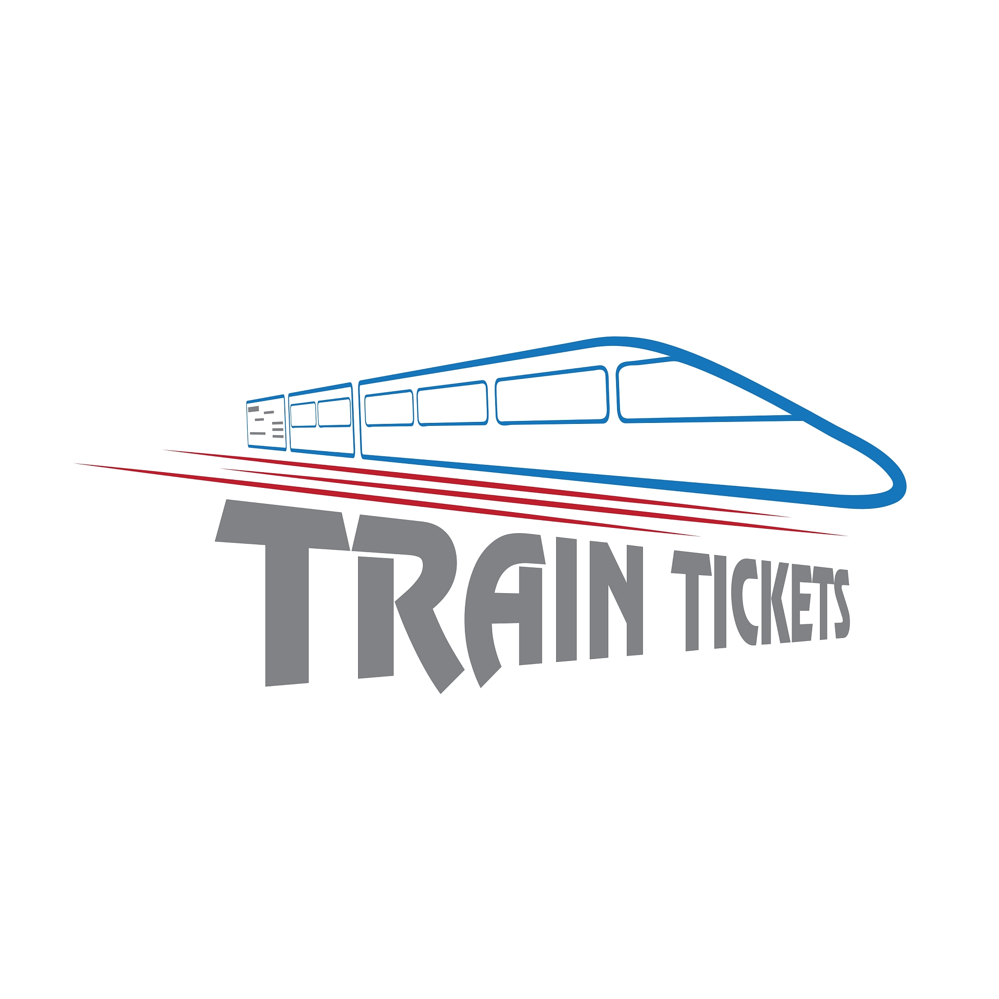 train tickets design template