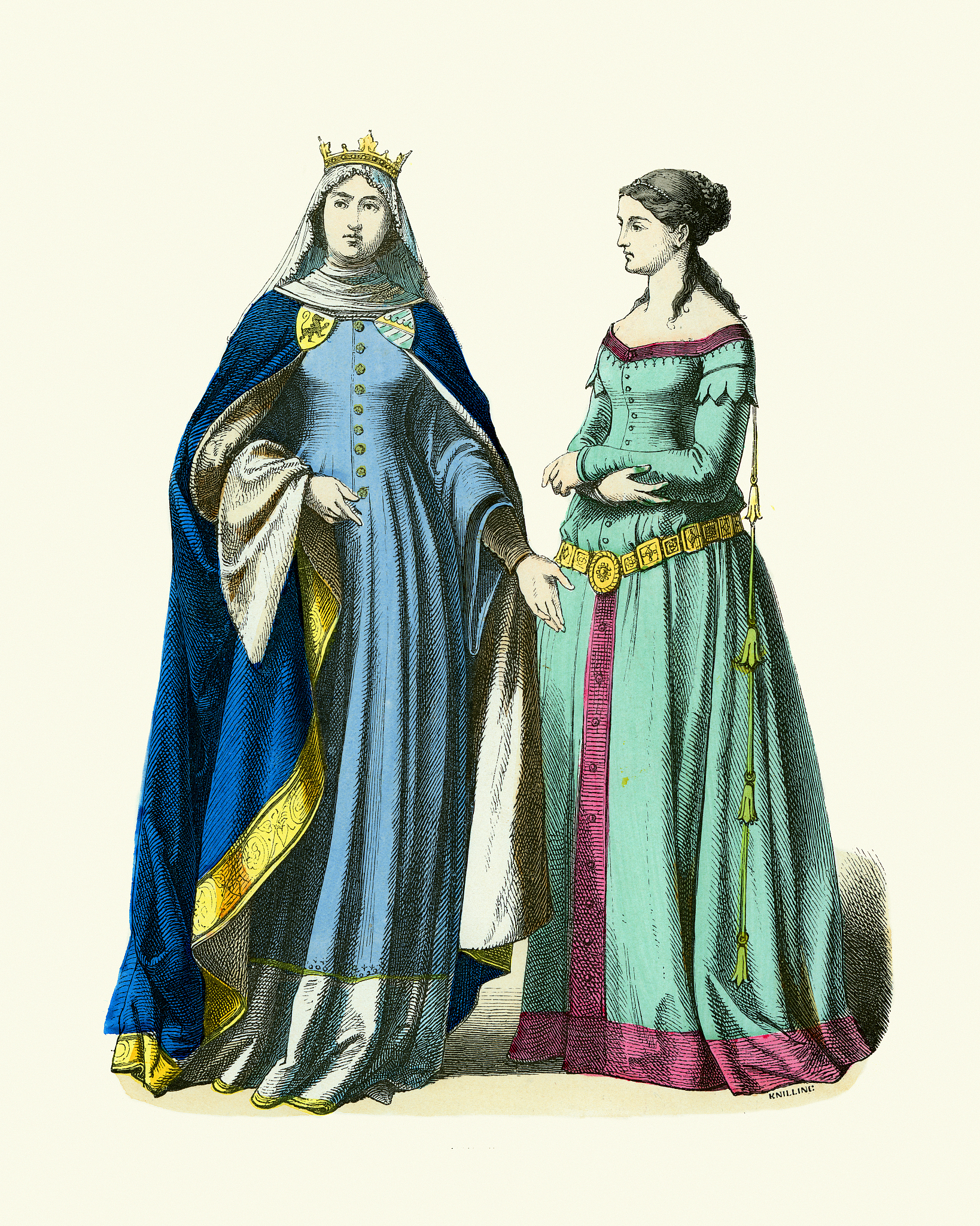 洛可可时期服饰发展历程