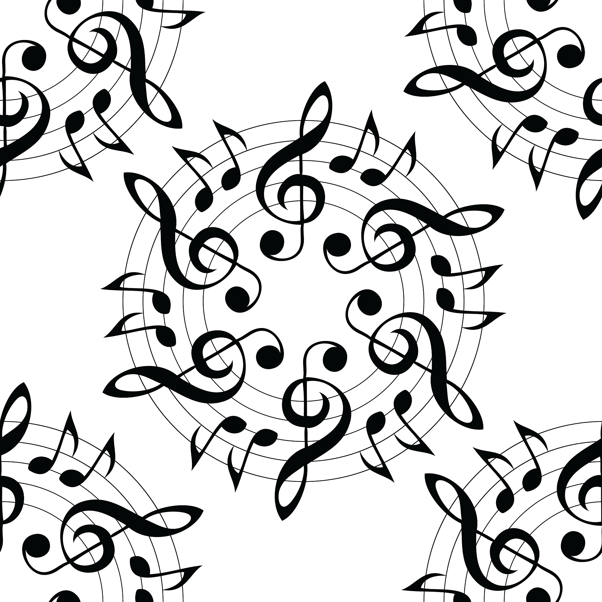 vector musical pattern