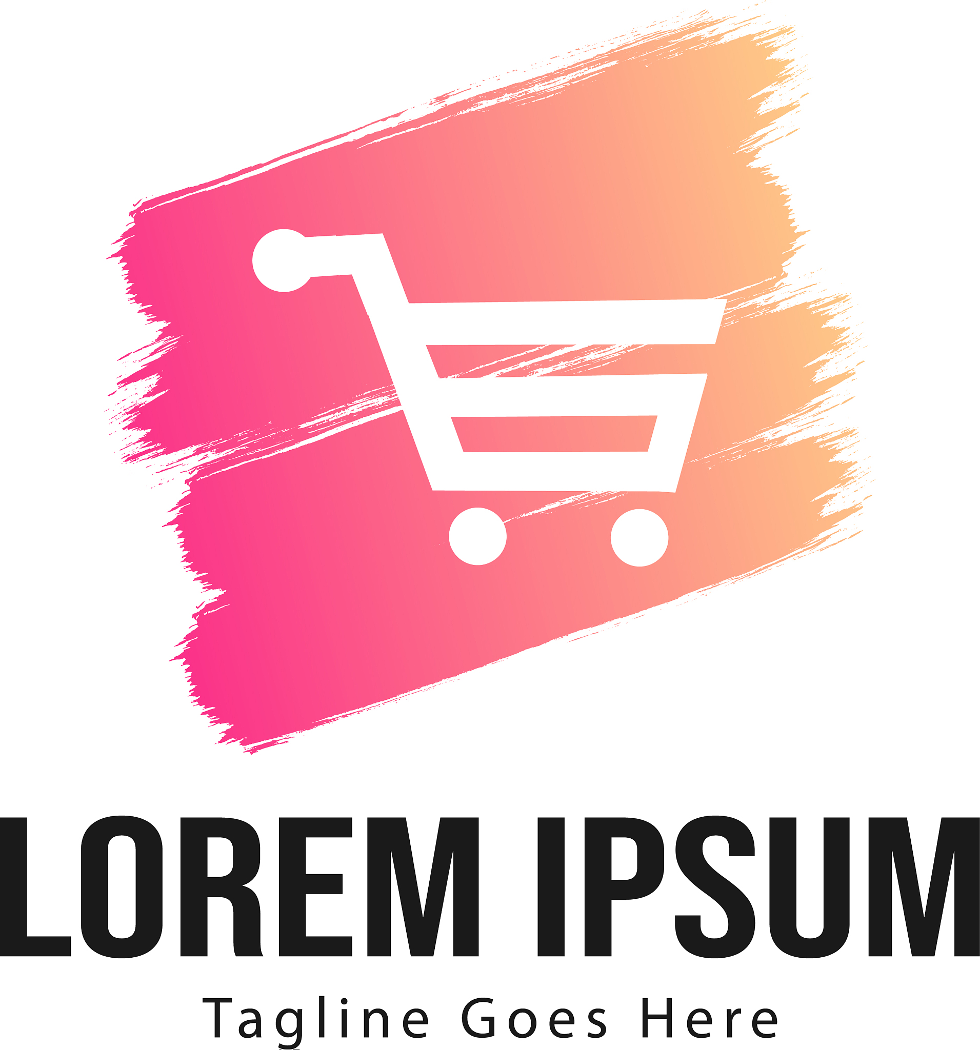 shopping logo template design shopping logo with