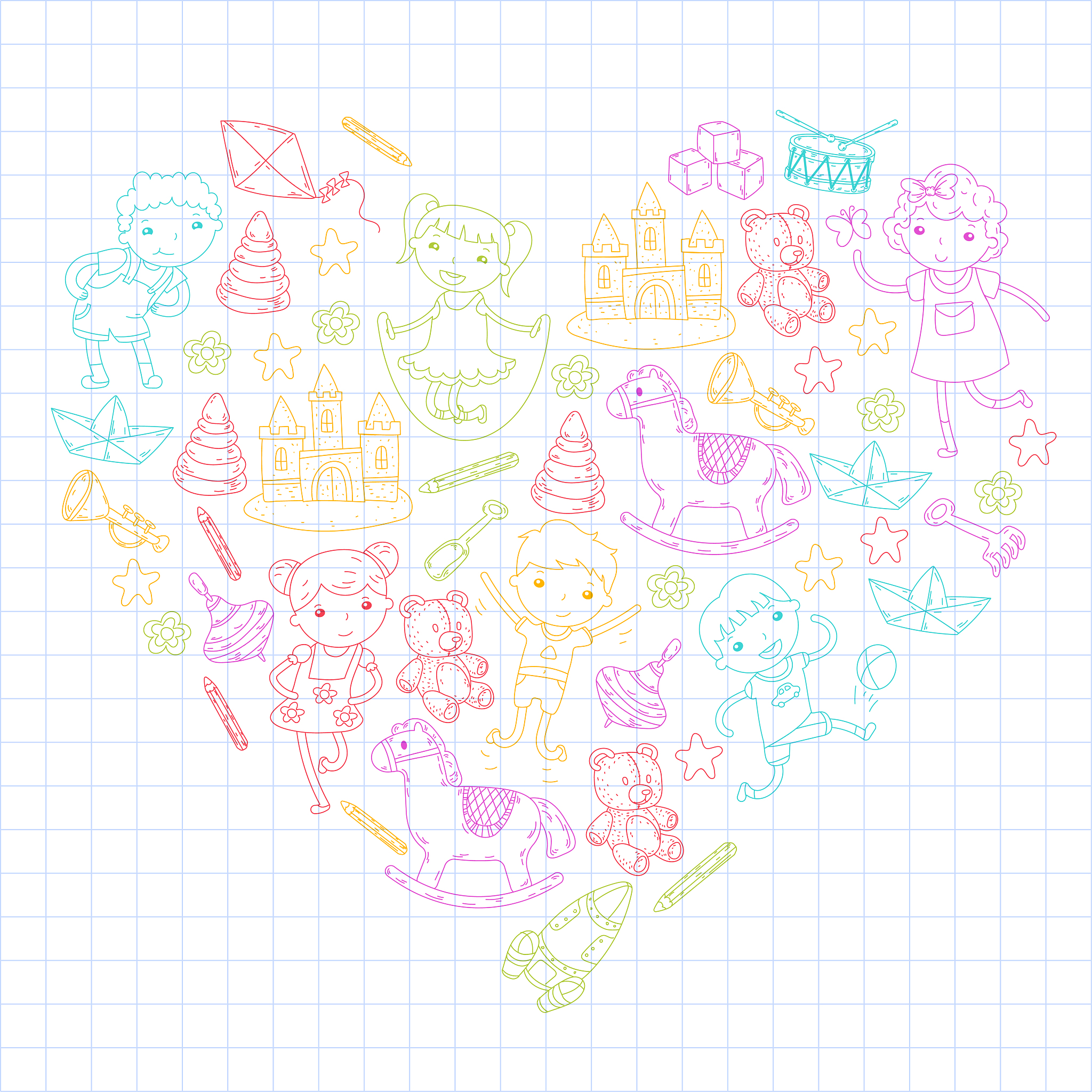 knowledge imagination fantasy kids drawing style creative educat