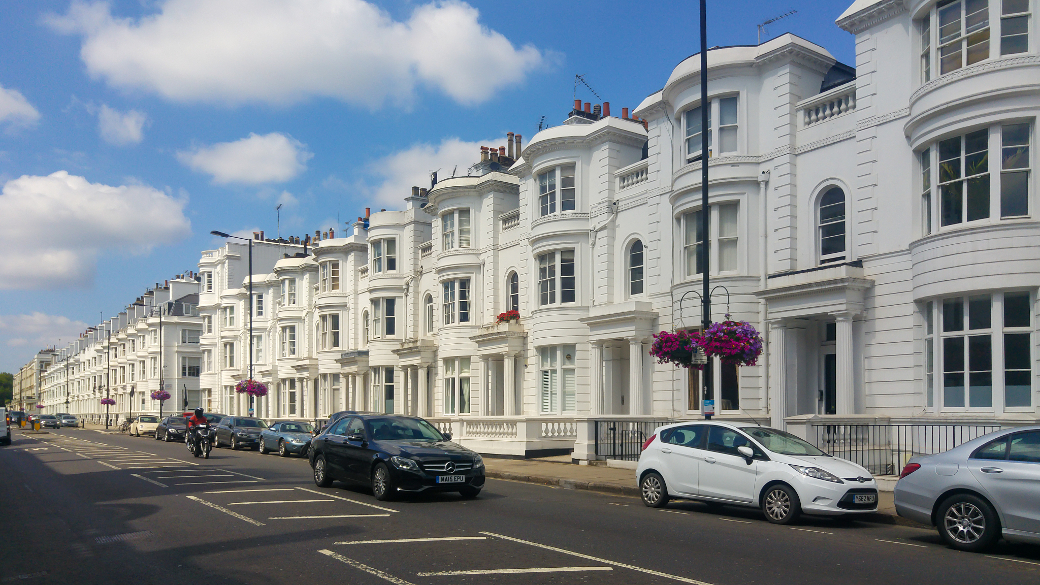 iconic homes of hyde park and paddington in london, united kingd