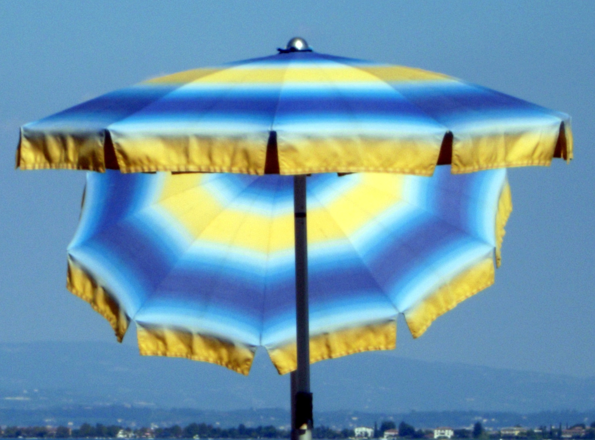 couple of beach umbrellas