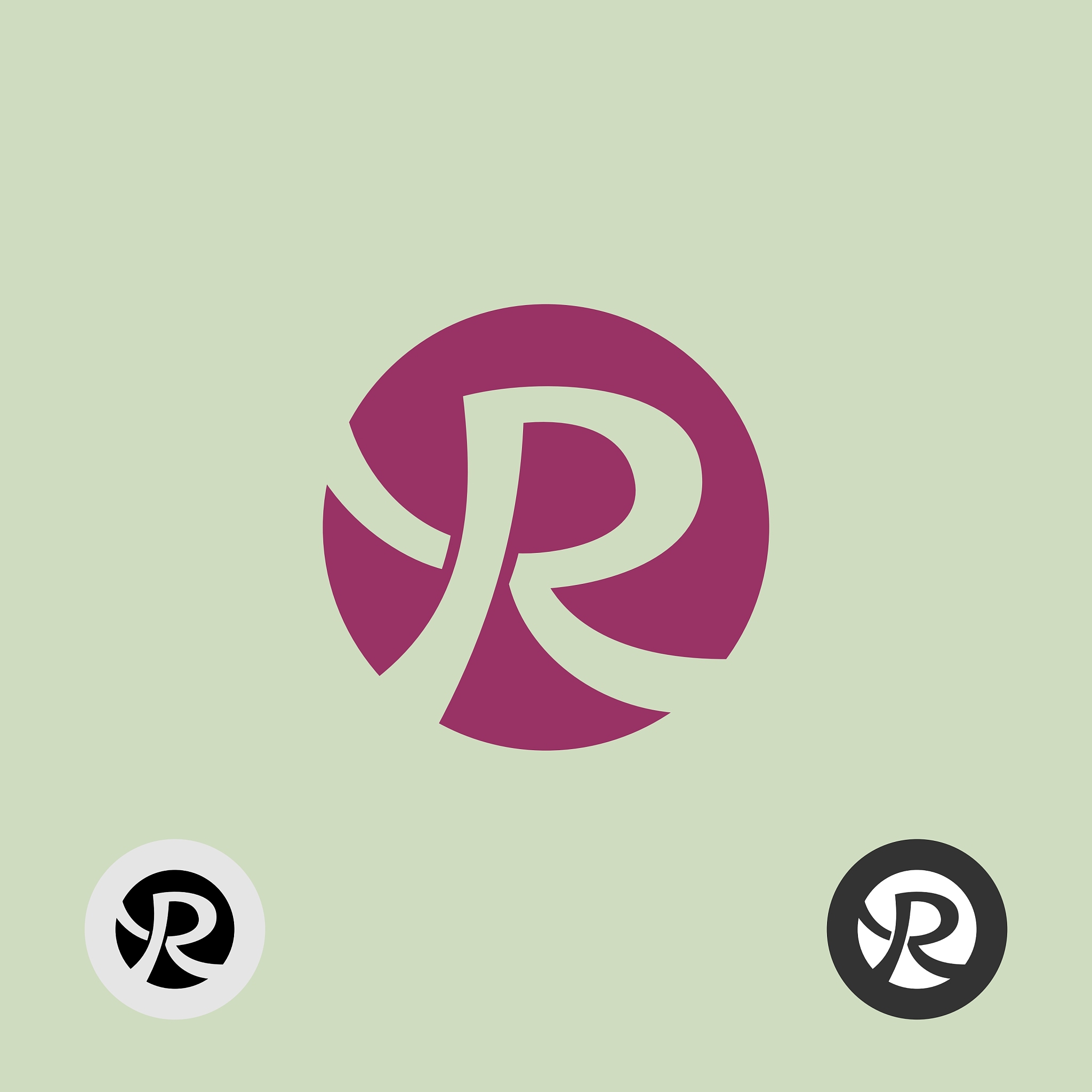 圆形,品牌名称,英文字母<strong>r</strong>,形状,概念,创造力,身份,高雅,时尚,弯曲
