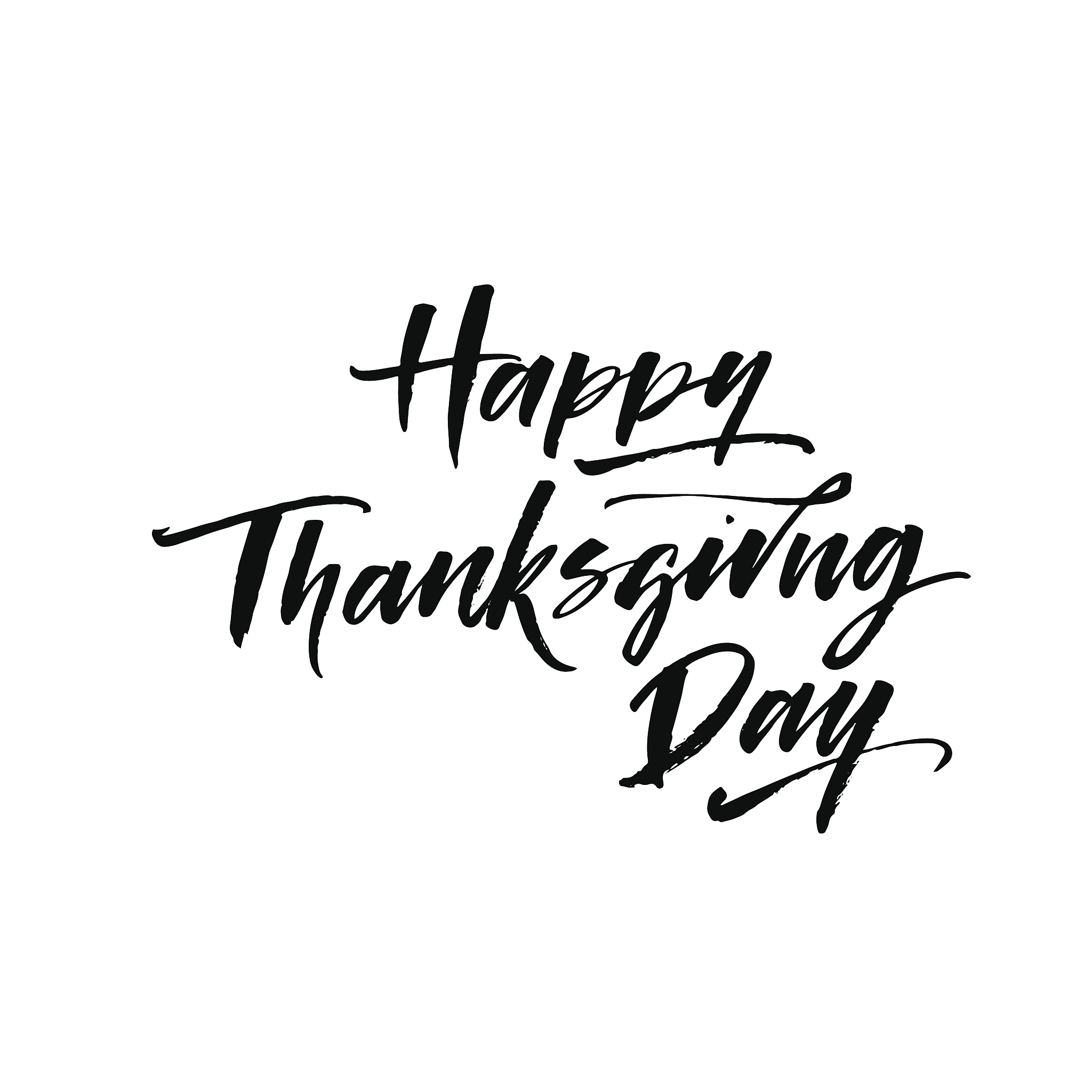 happy thanksgiving day postcard.