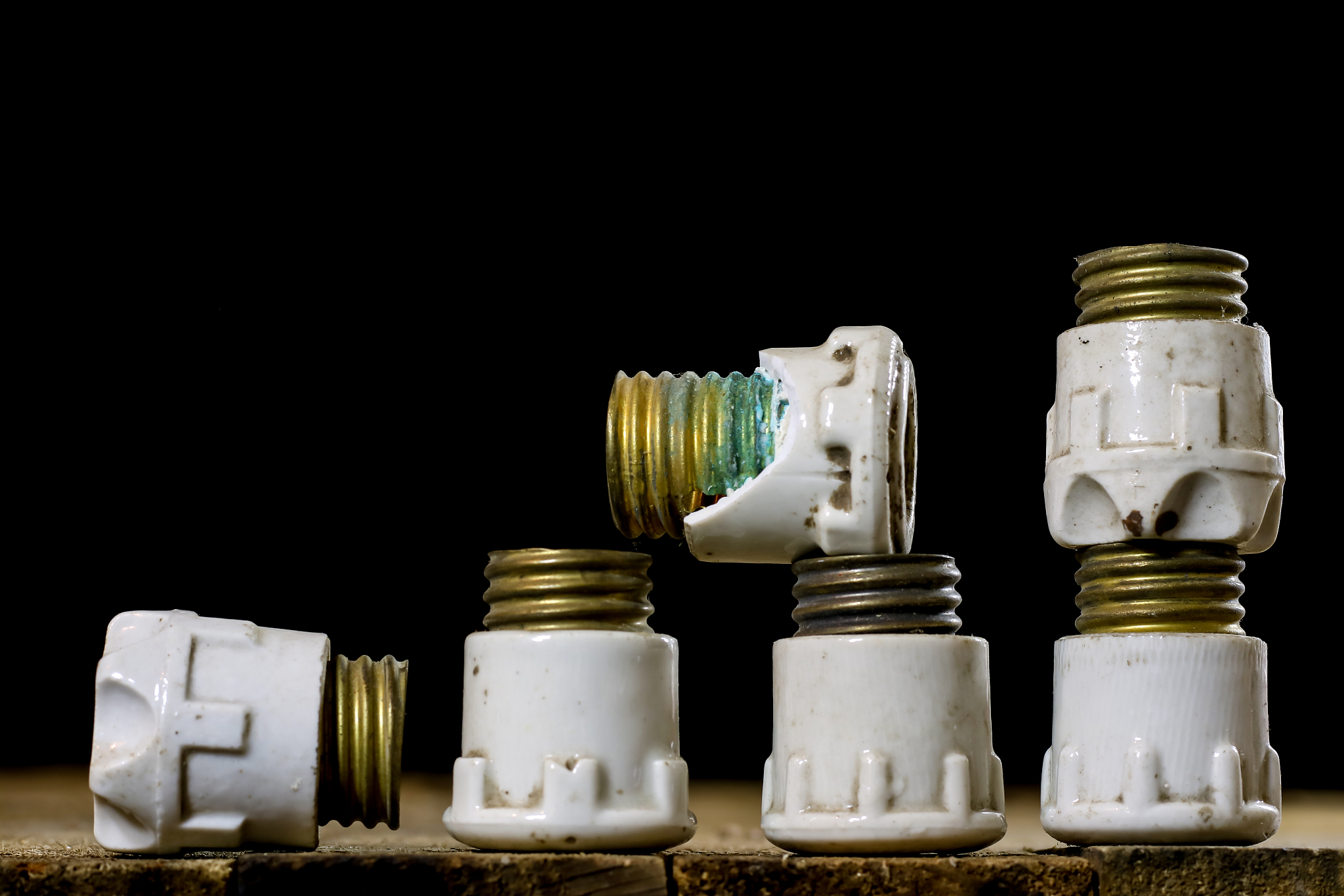 old electrical accessories
