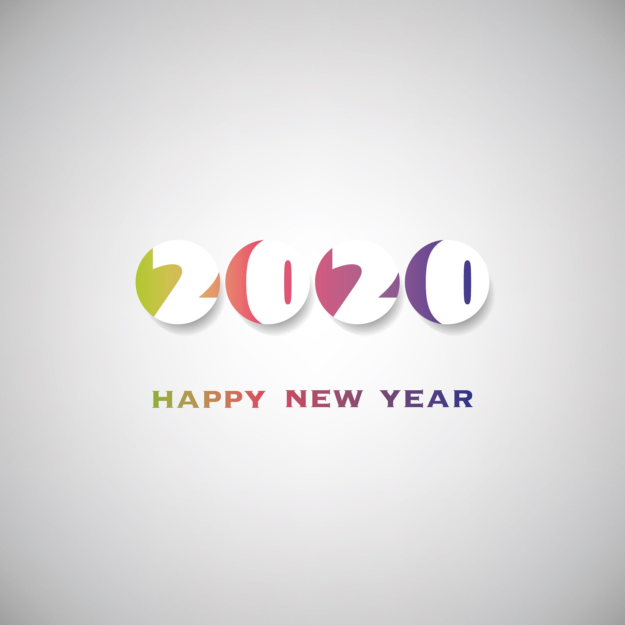 new year card background - 2020