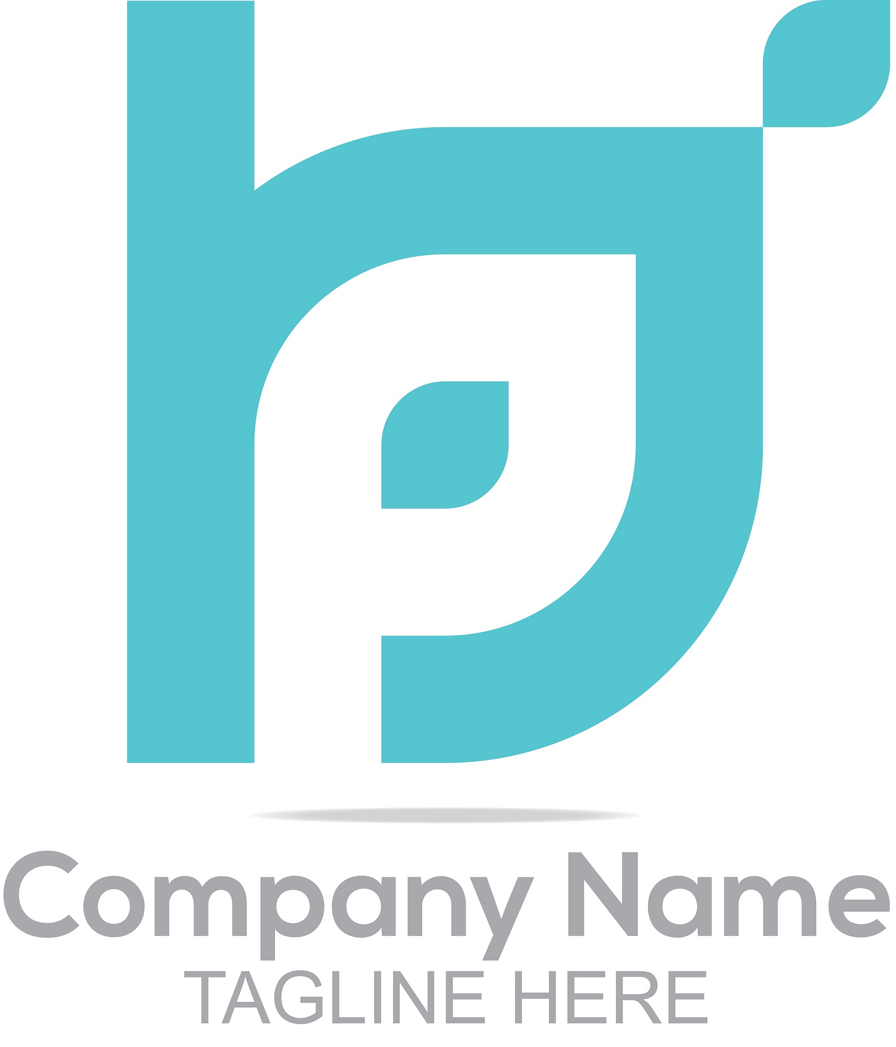 company name letter b shapes