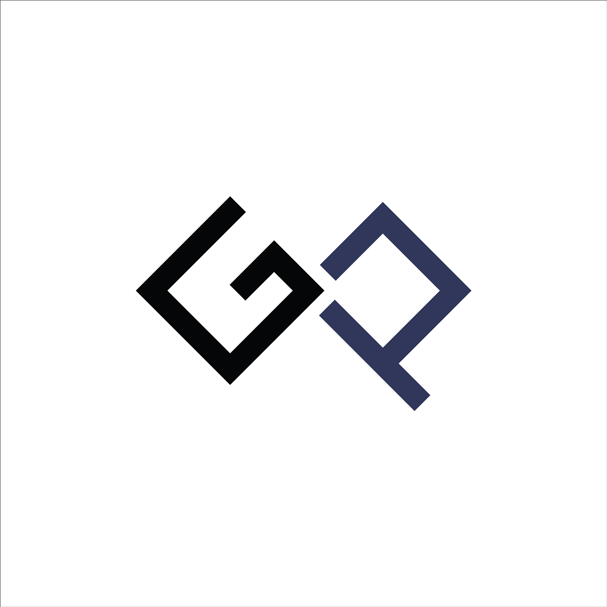 initial letter gp or pg logo design template