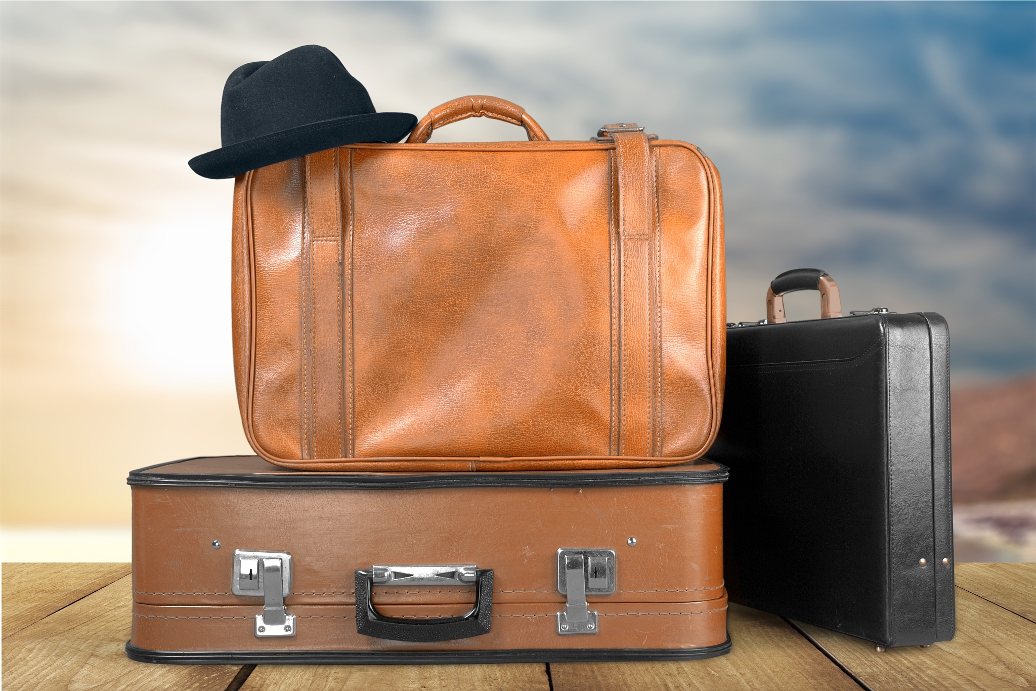 suitcase.