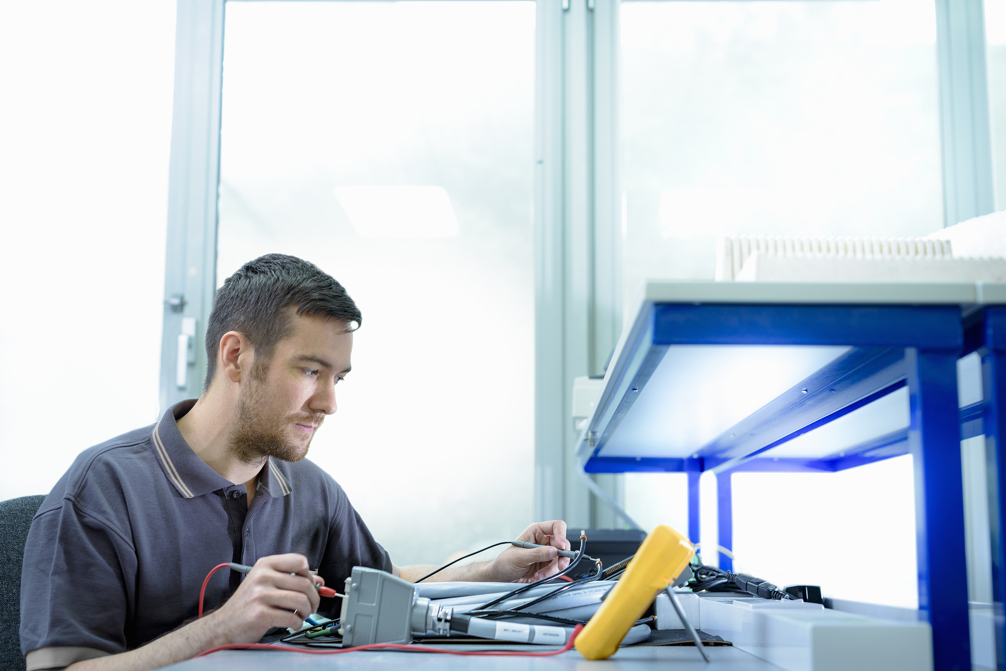 electrical engineer in cable finishing factory
