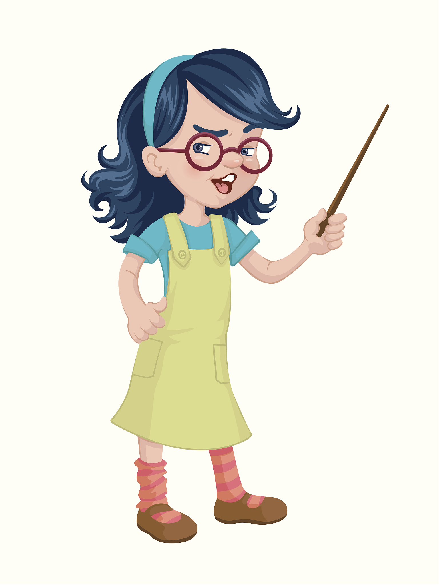 girl teaching