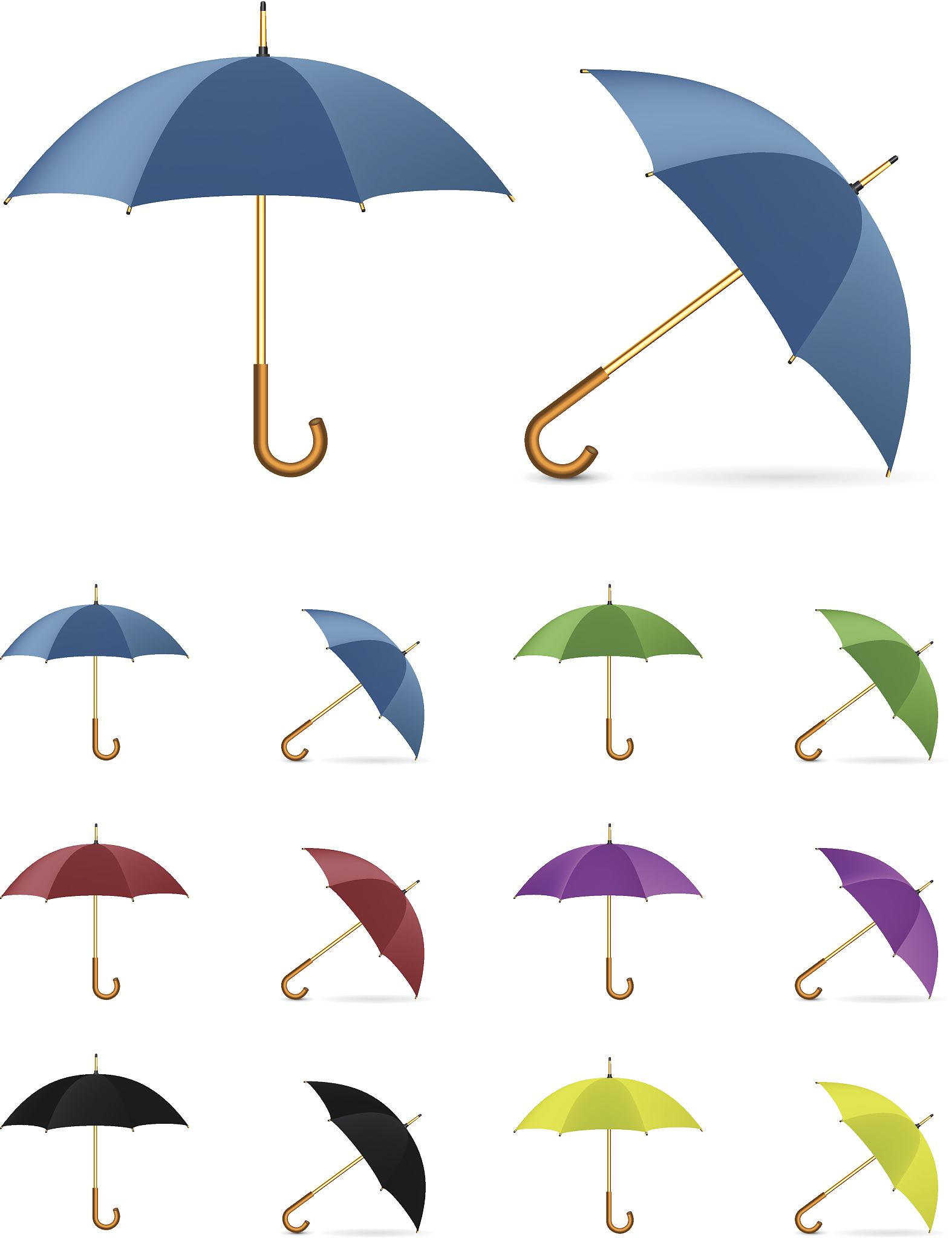 color umbrella