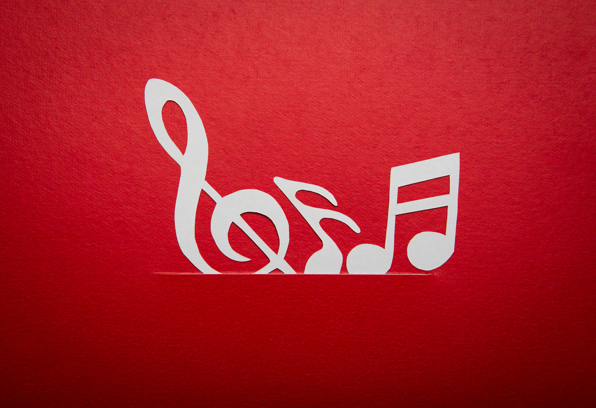 paper  cut of music note