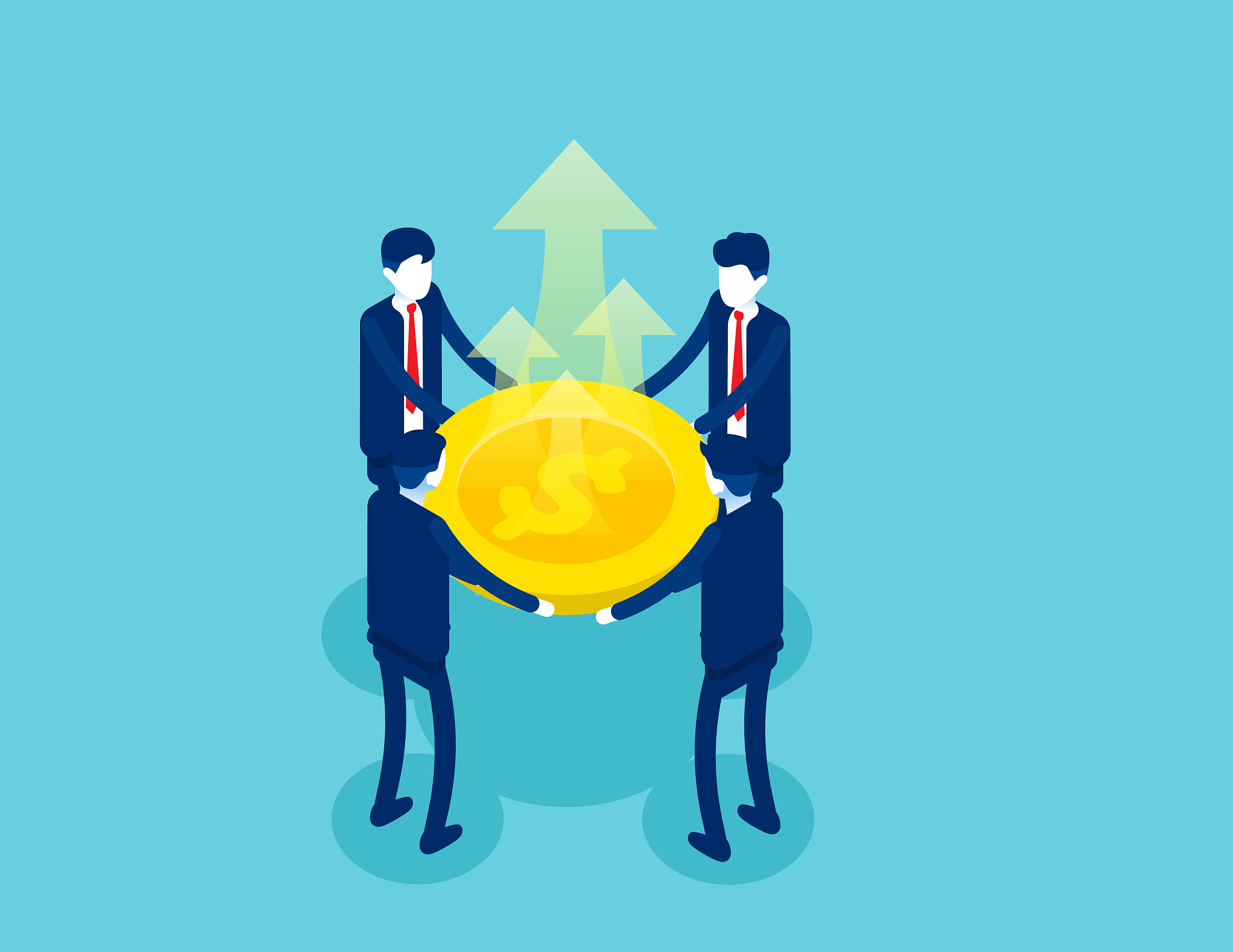 business company financial growth concept