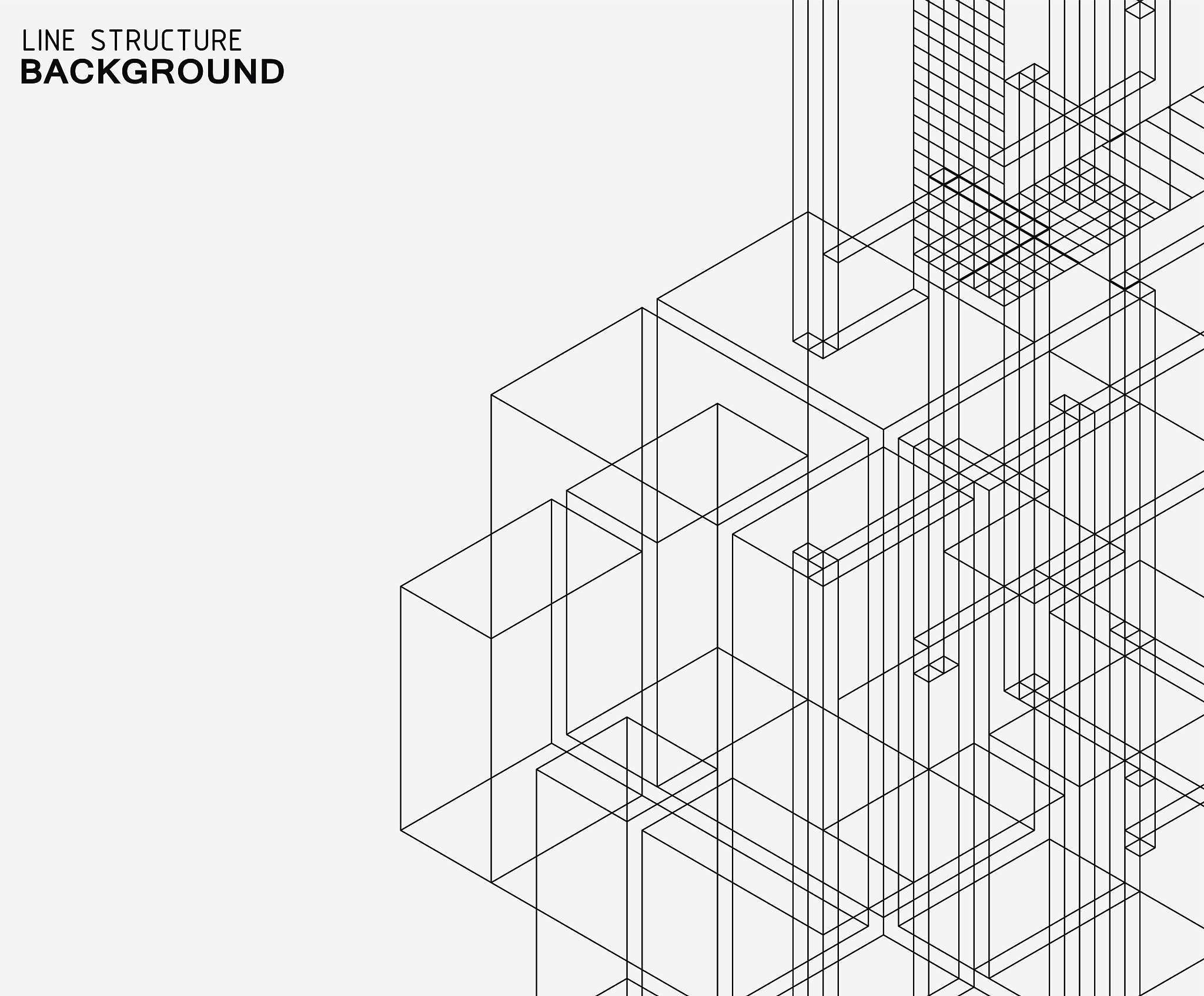 abstract line structure pattern background