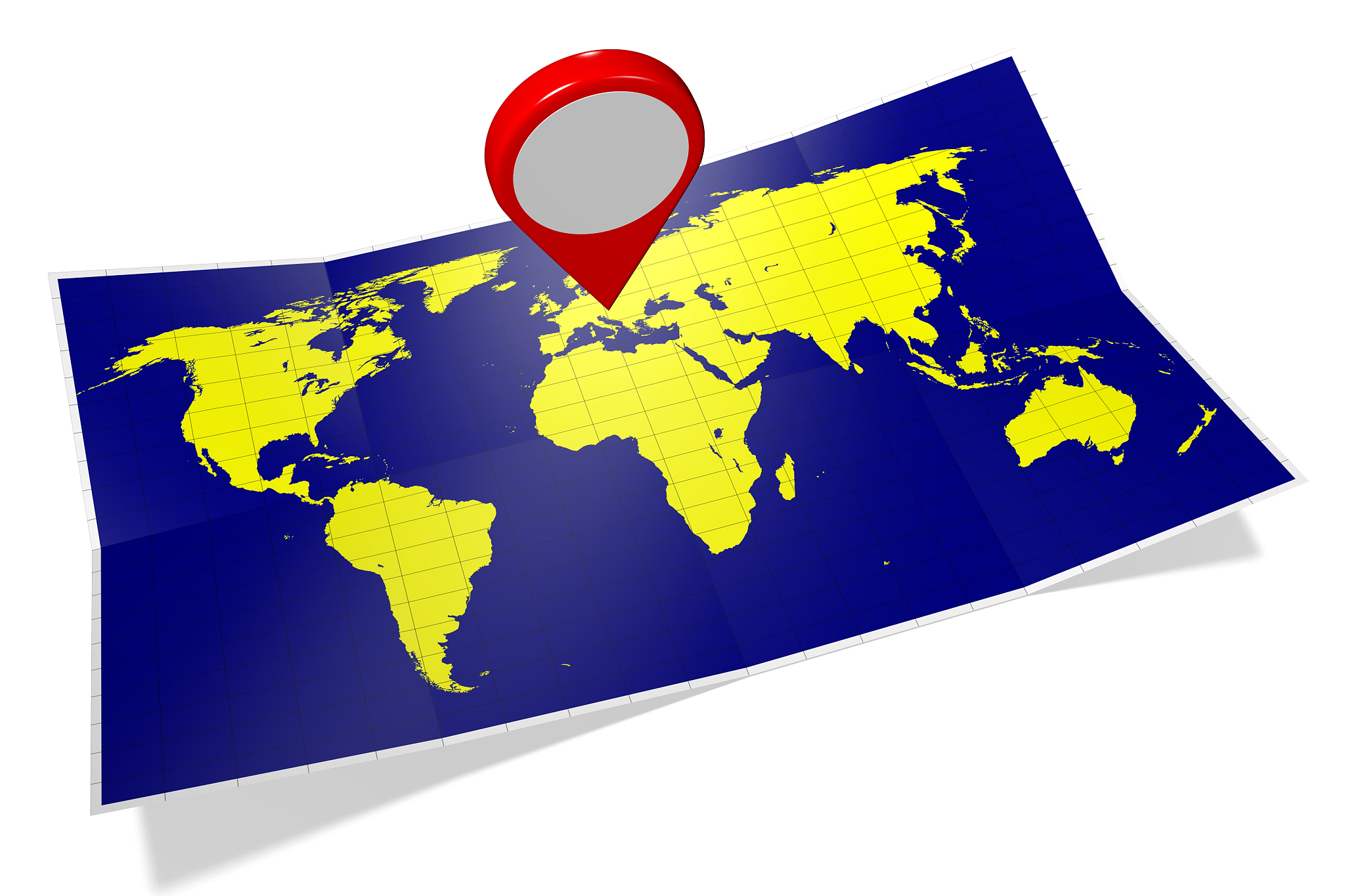 3d world map, destination