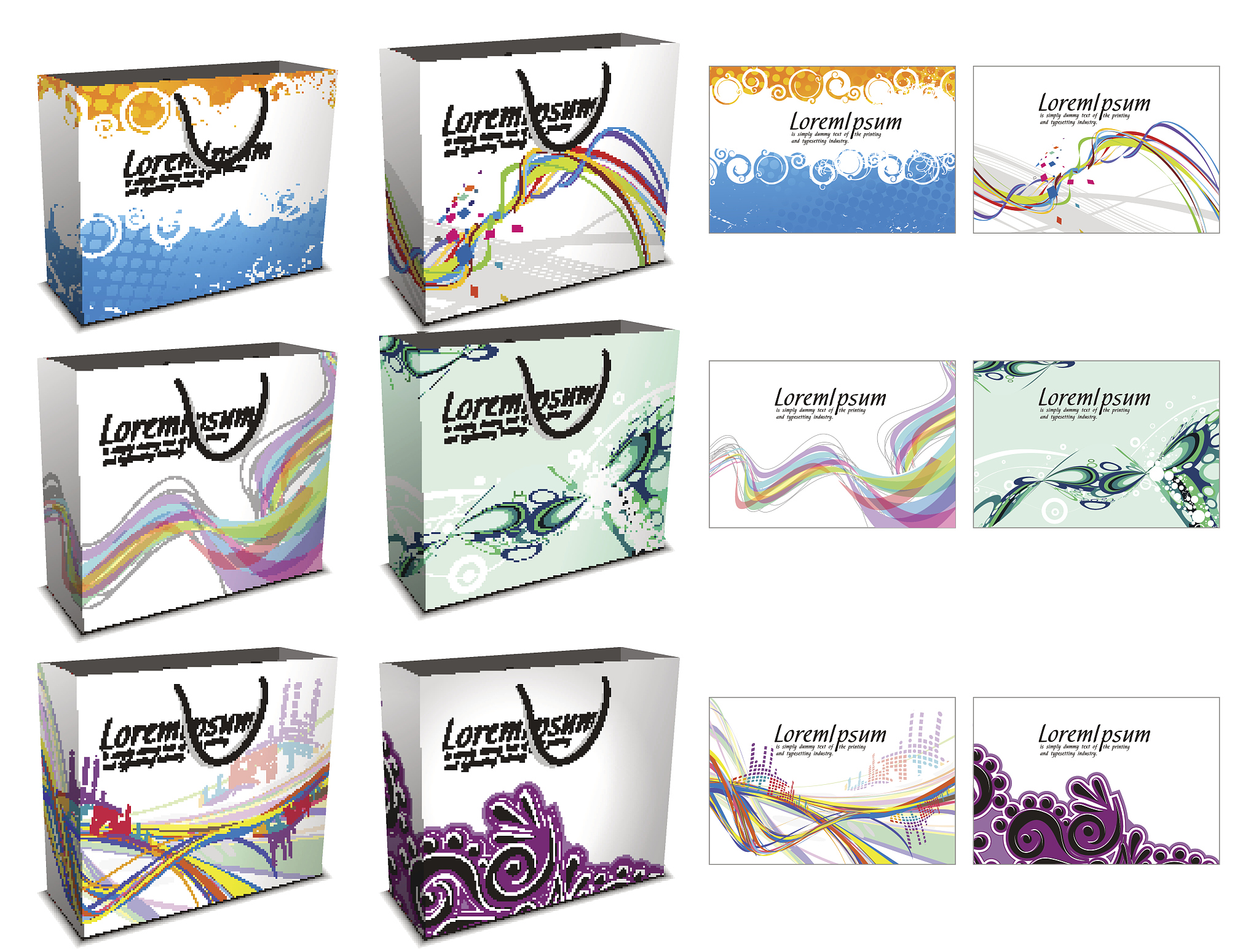 shopping bag set