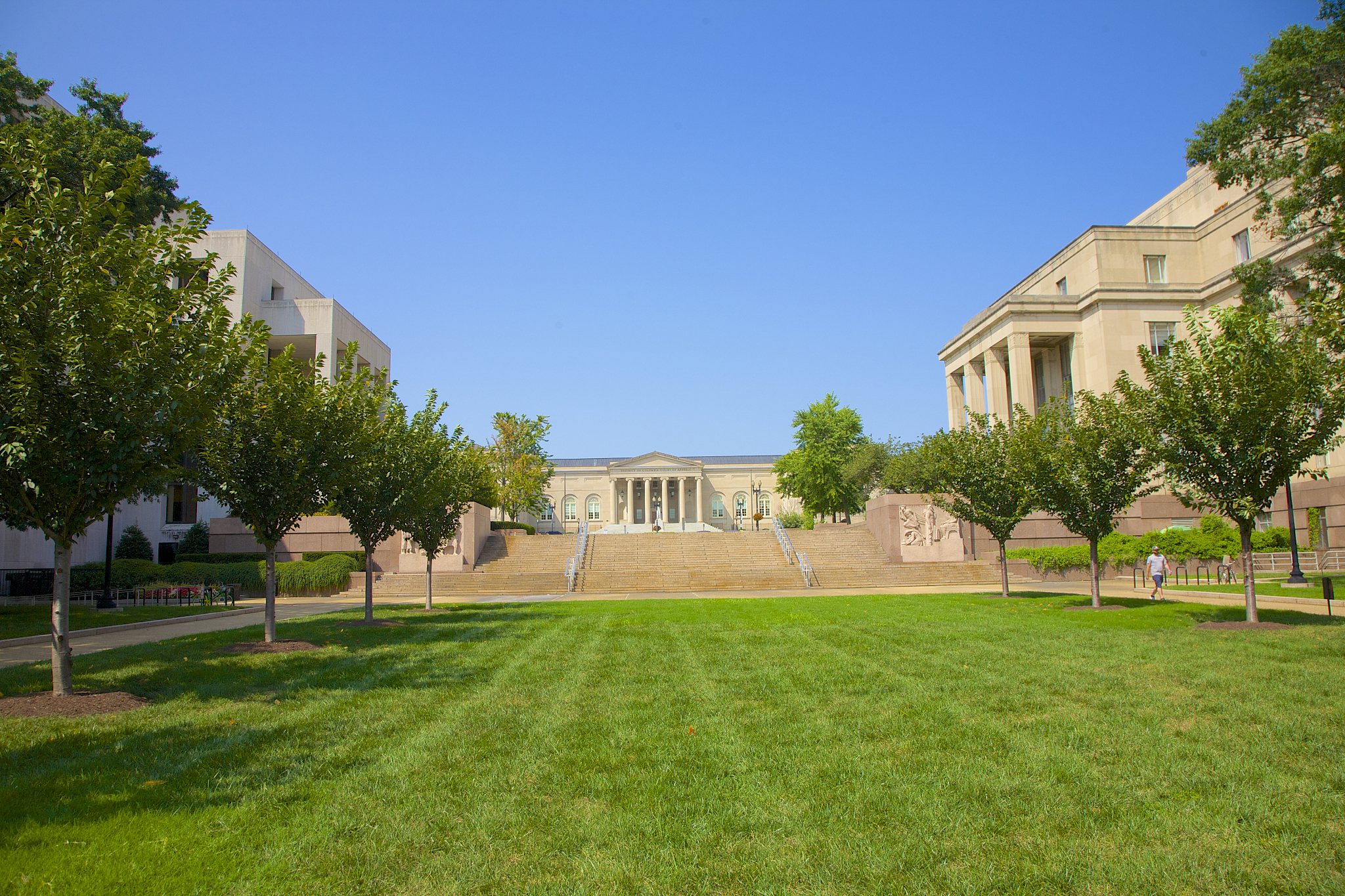 lawn in front of d.c. court of appeals, washington