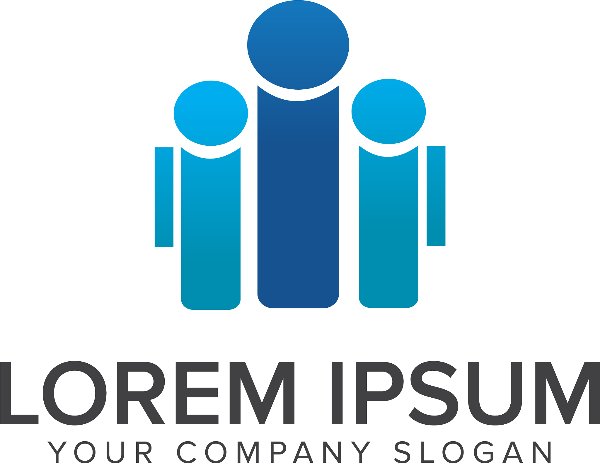 people business and consulting logo teamwork