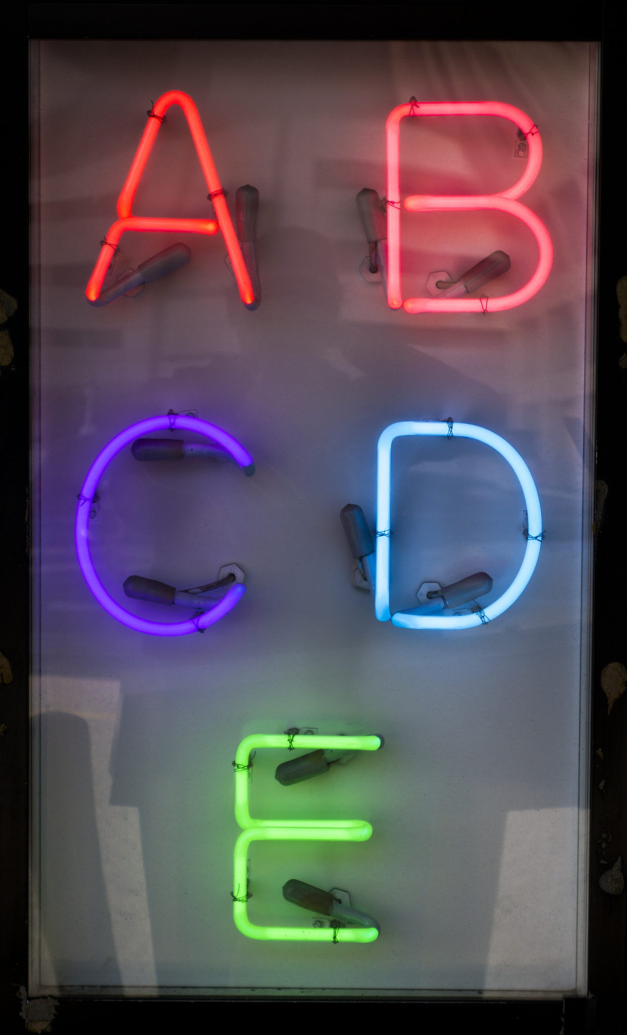 neon letters