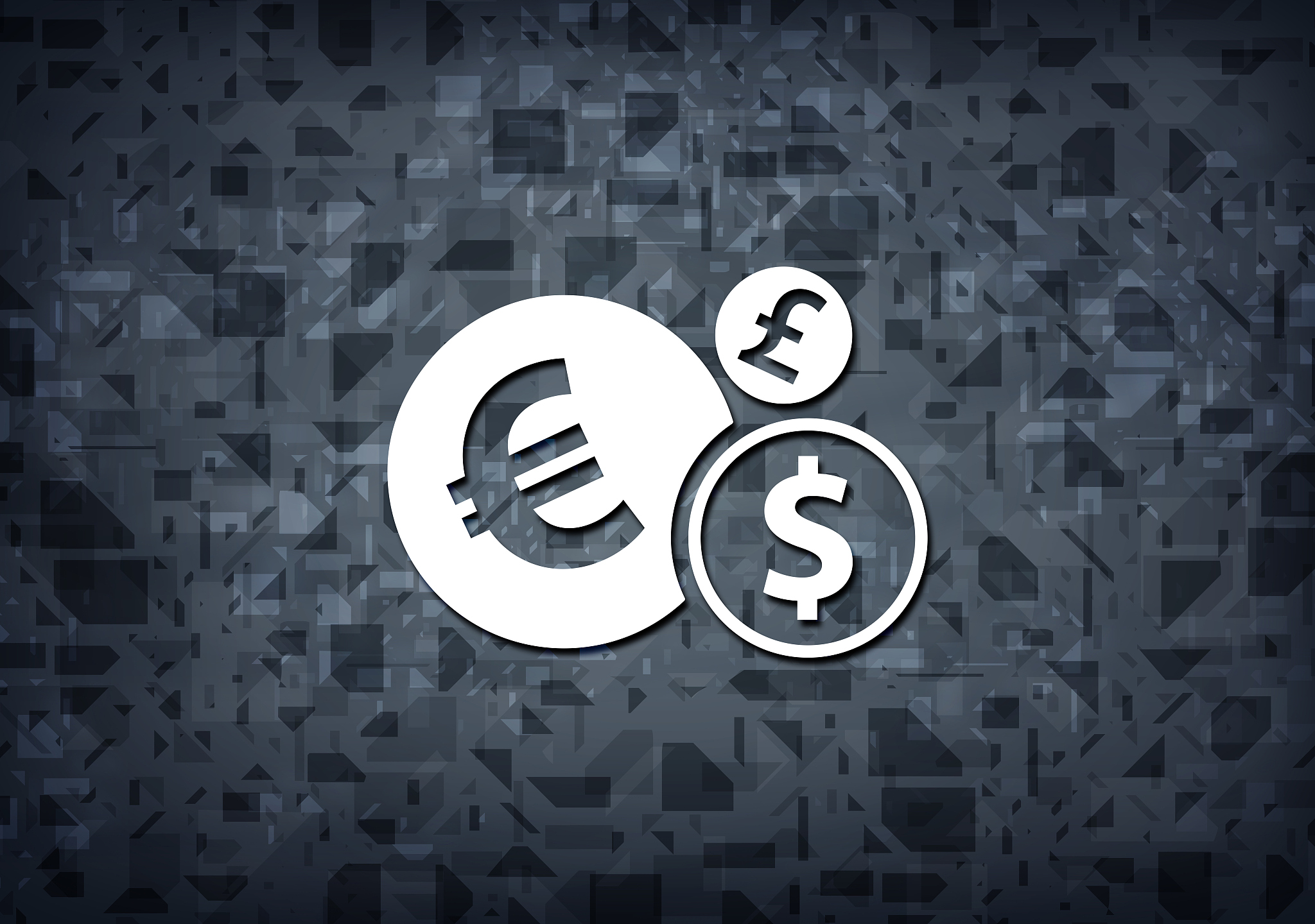 finances icon black background